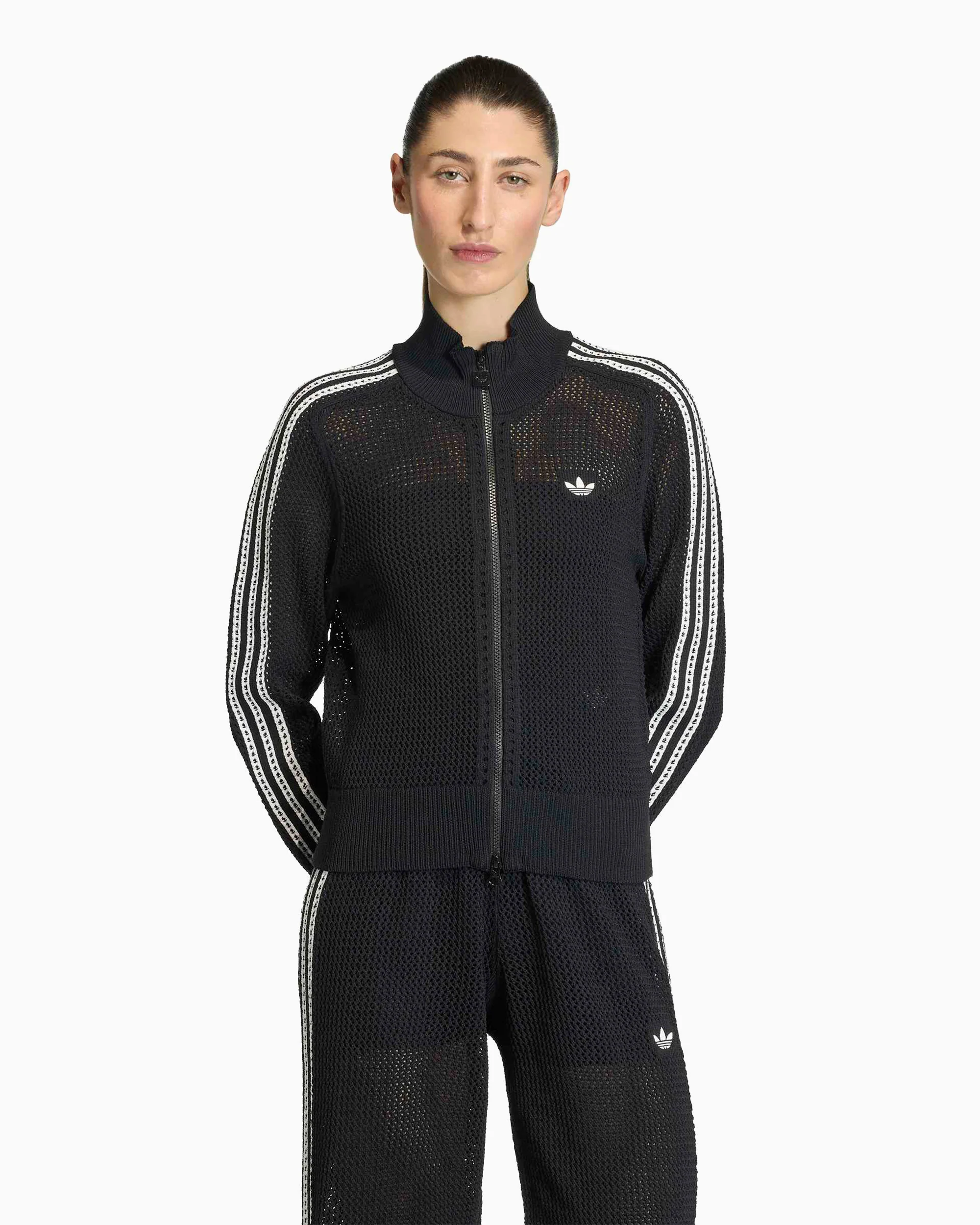 adidas Firebird Crochet Damen-Trainingsjacke