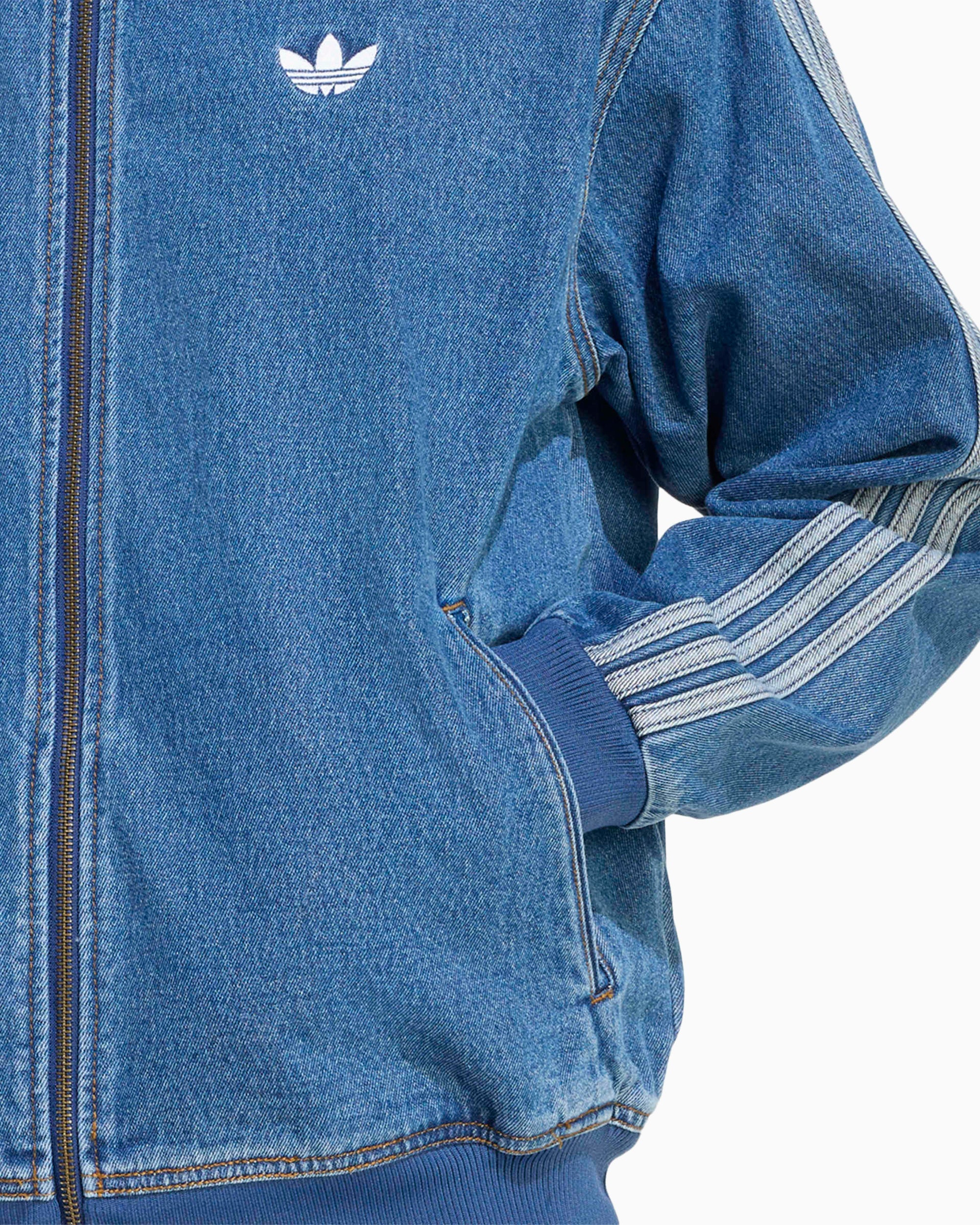 adidas Originals Adicolor Denim Firebird Relaxed Herren-Trainingsjacke - Image 6