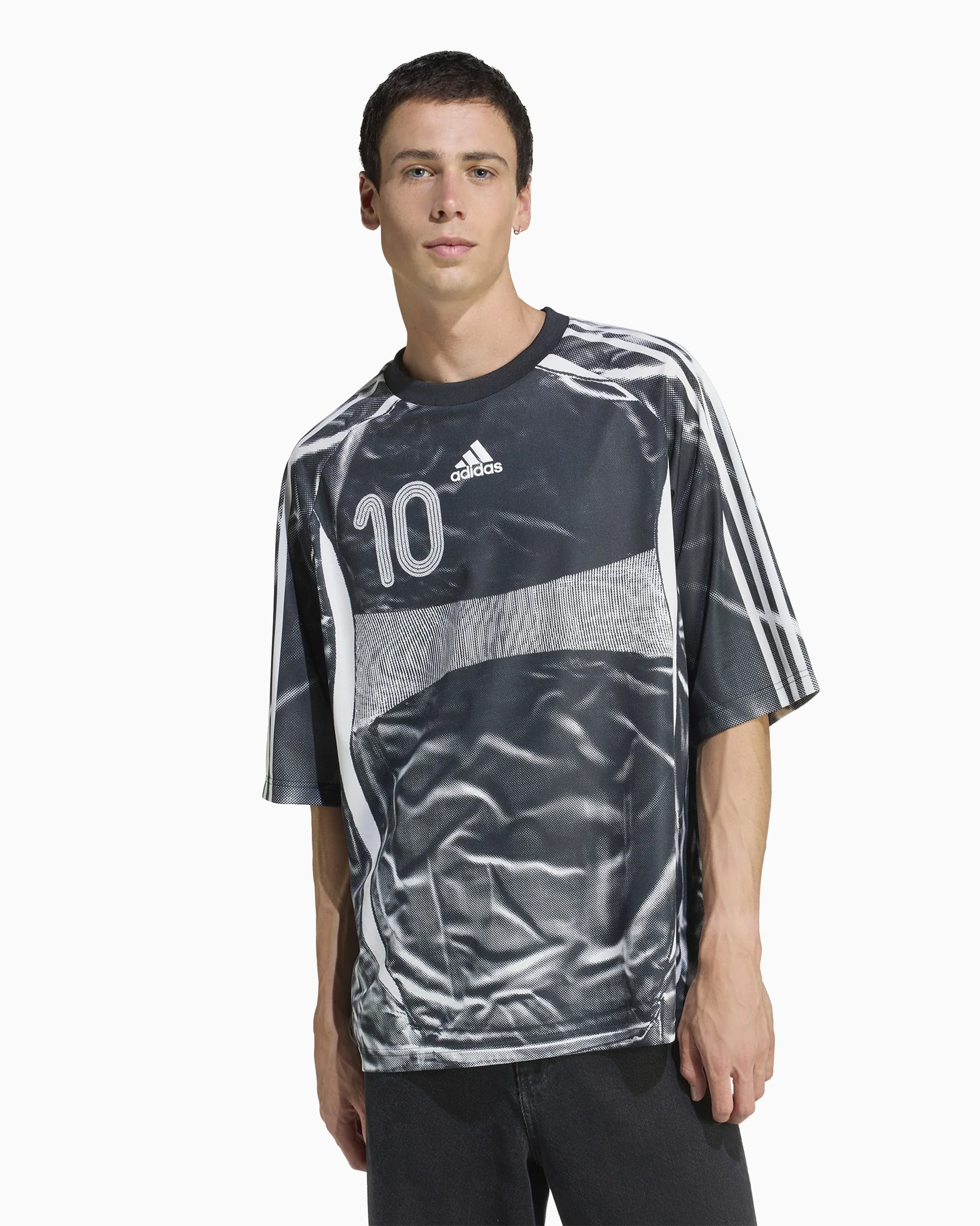 adidas Originals Adilenium Adilenium Teamgeist Relaxed Herren-Jersey T-Shirt - Image 3