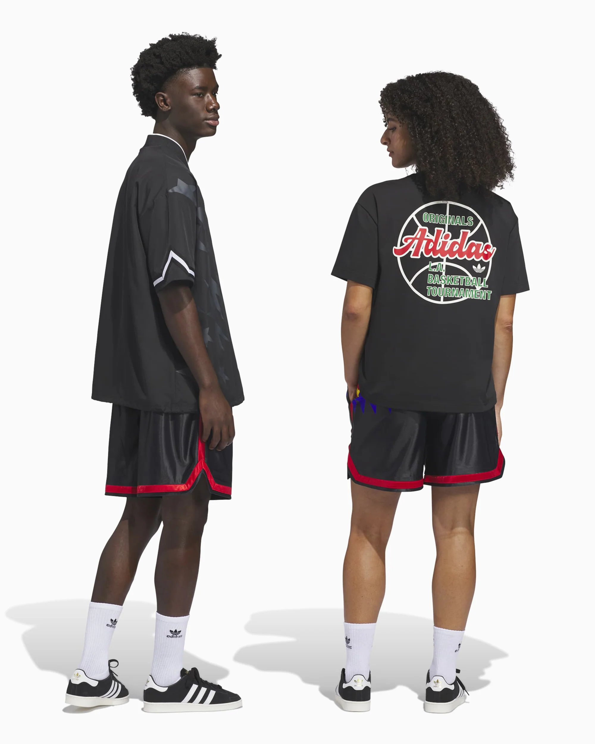adidas Originals Basketbal Diamond Pack Relaxed Unisex Shorts - Image 4