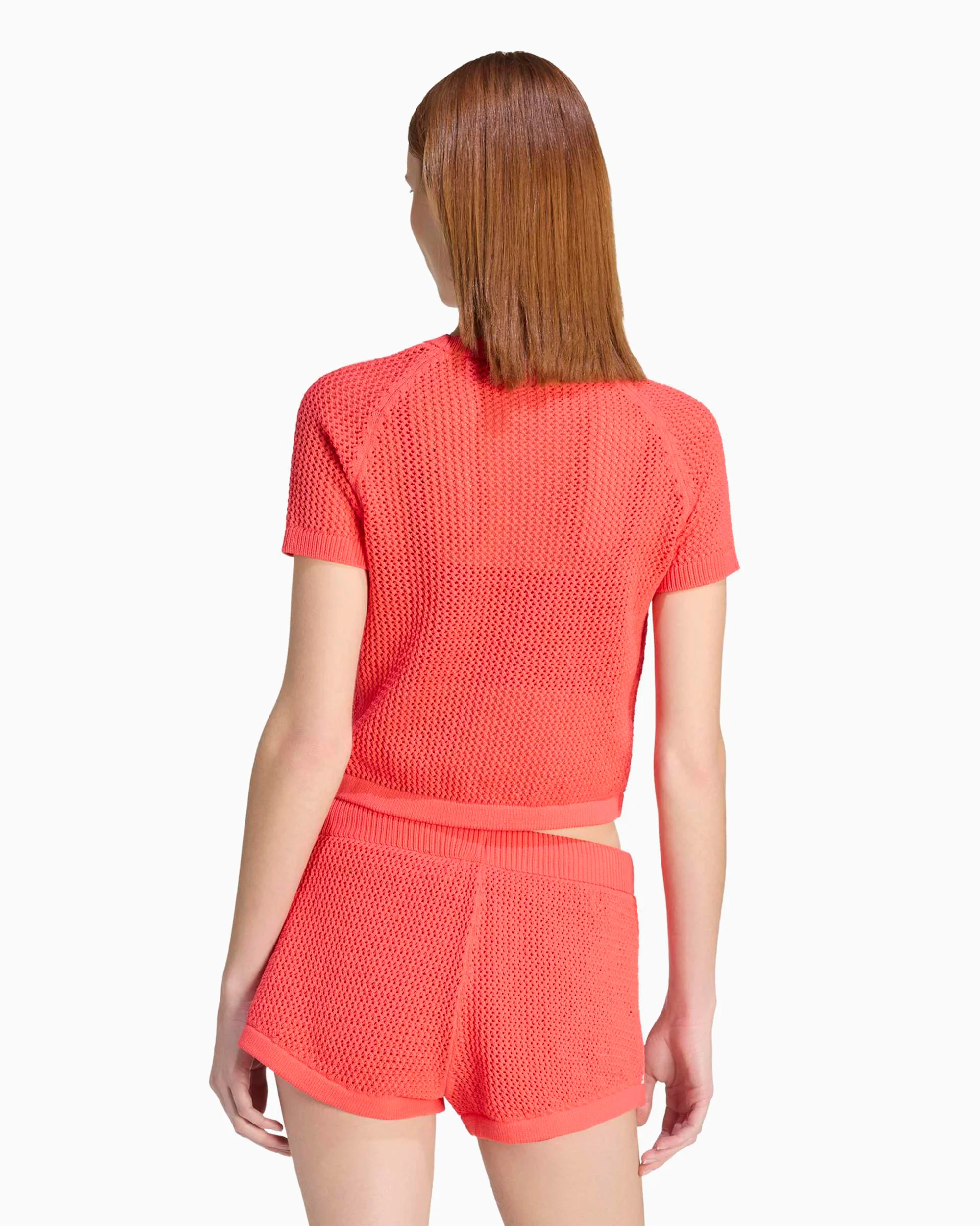 adidas Originals Cali Crochet Crop Damen-T-Shirt - Image 3