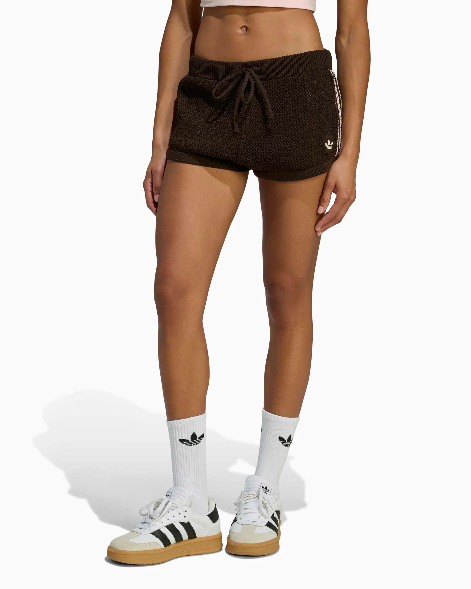 adidas Originals Crochet Slim Damen-Shorts - Image 3