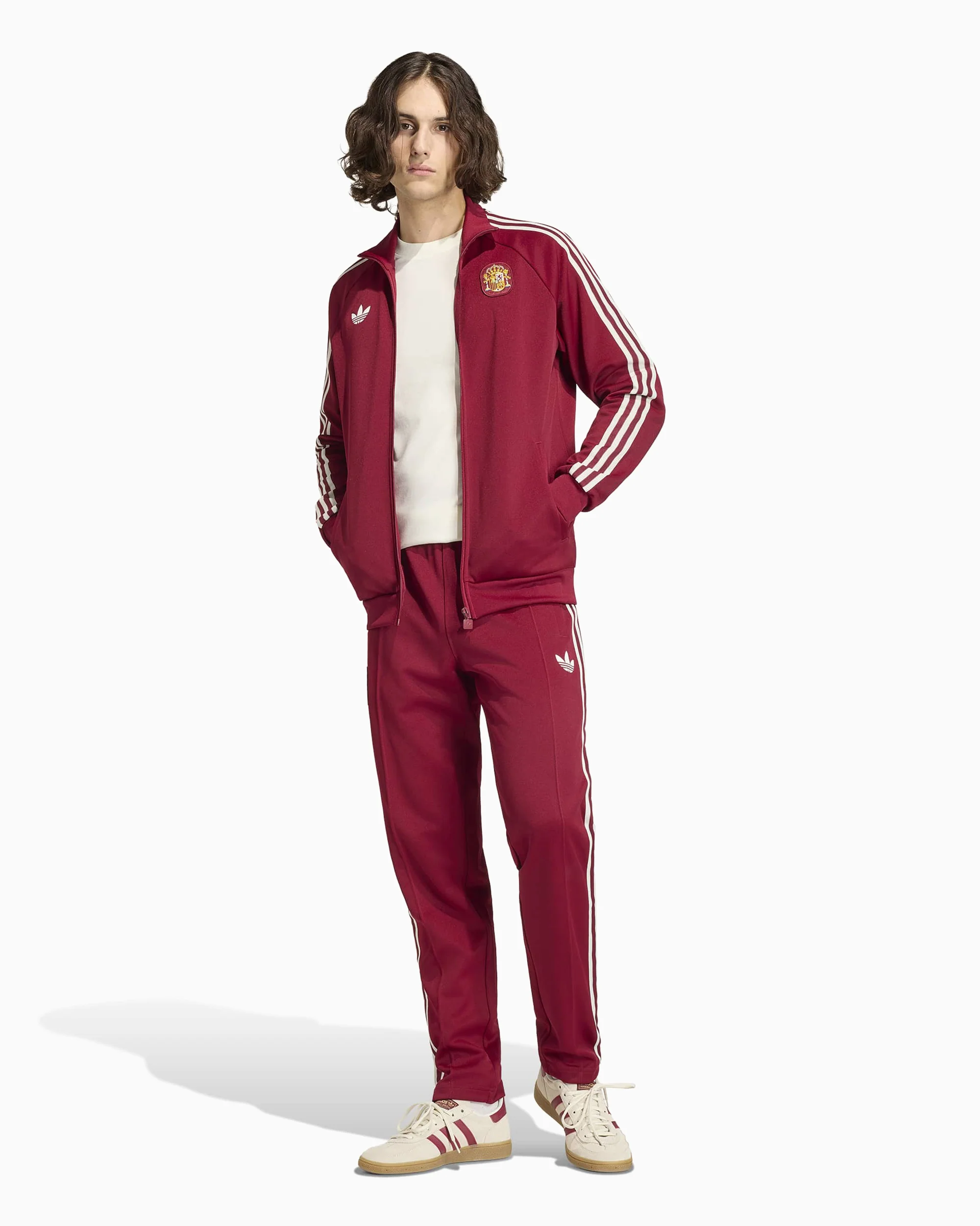 adidas Originals "España" National Football Team Herren-Trainingsjacke mit Logo - Image 4
