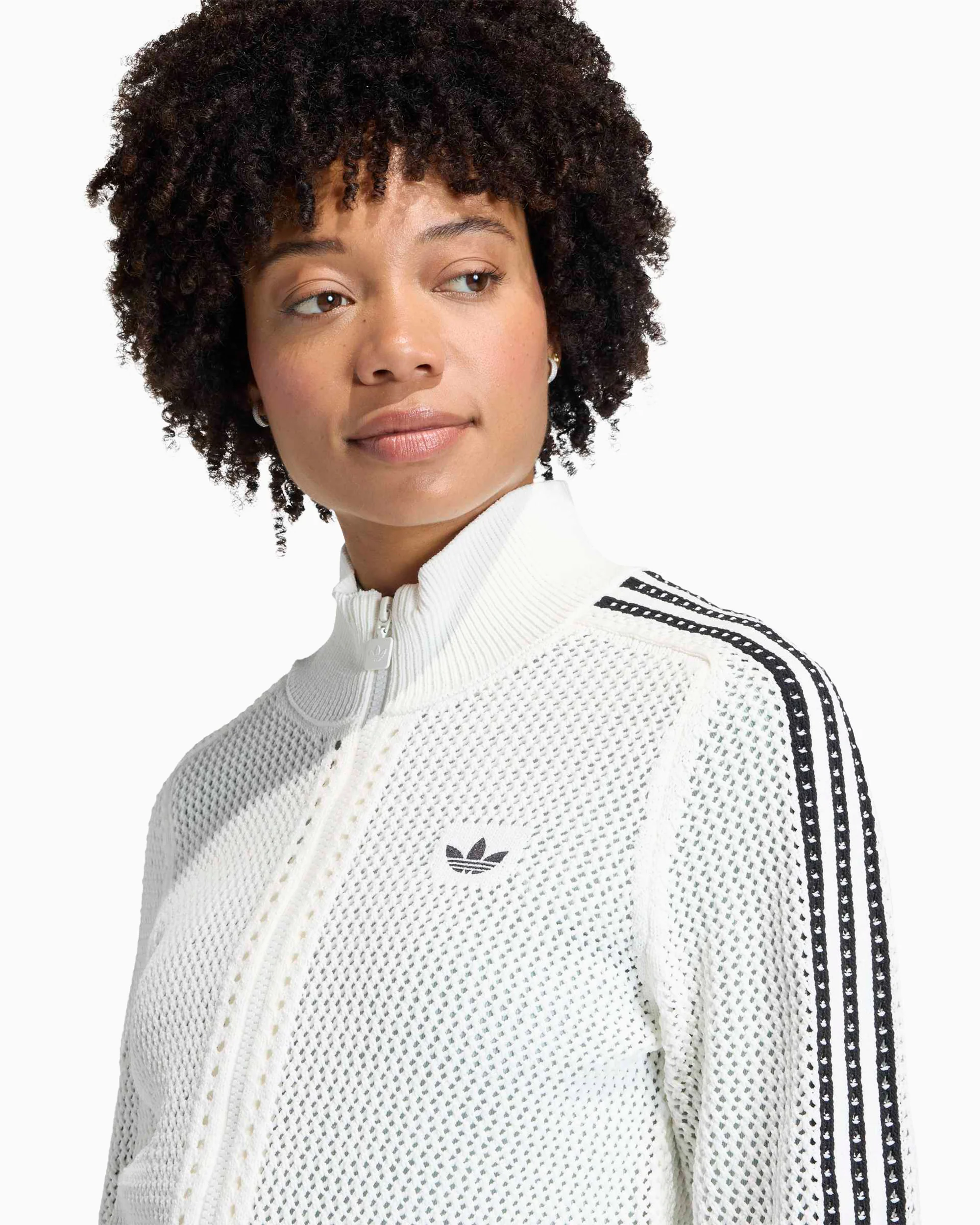 adidas Originals Firebird Crochet Slim Damen-Trainingsjacke - Image 3
