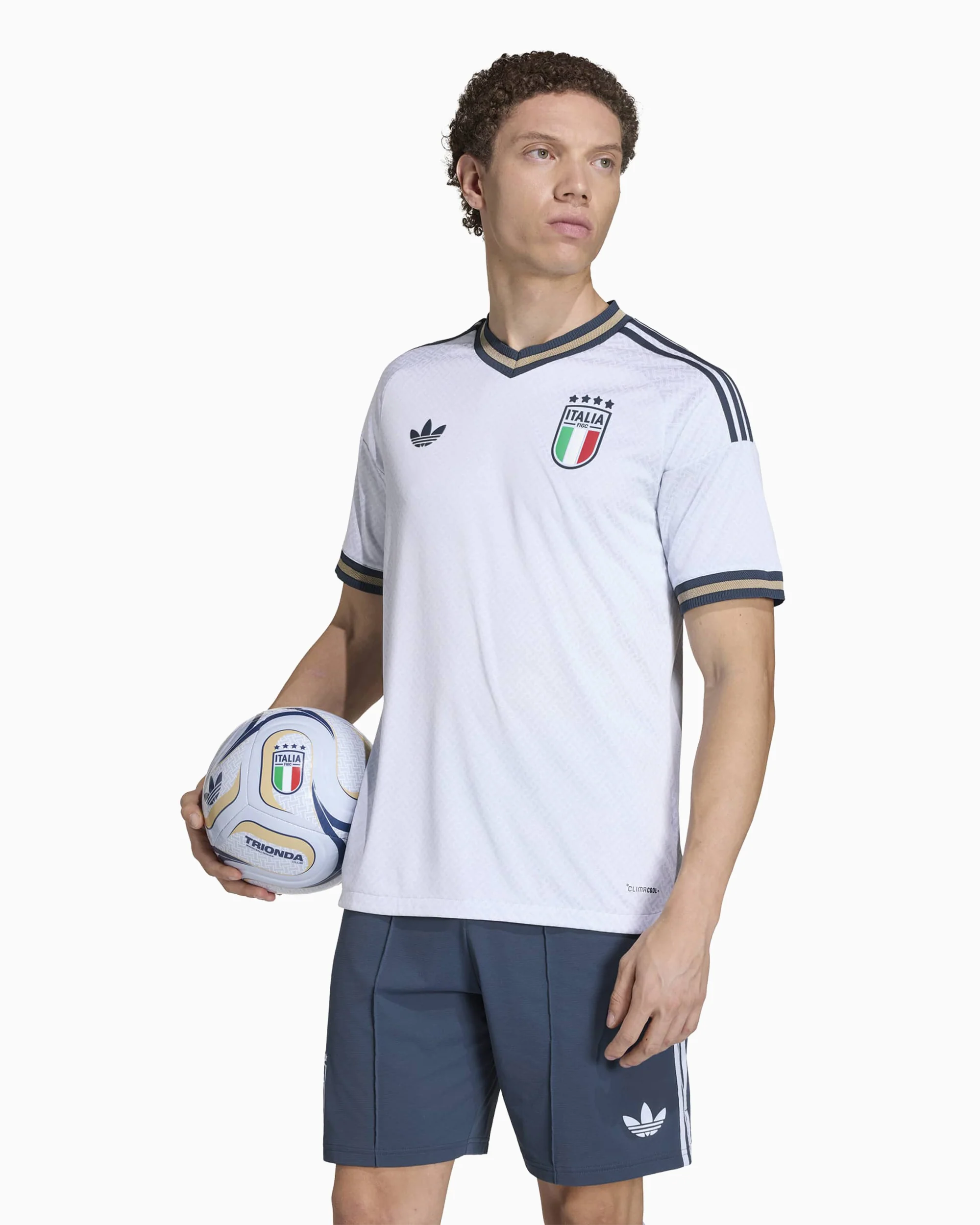 adidas Originals Italia Football Besucher 2026 Herren-Jersey T-Shirt - Image 2