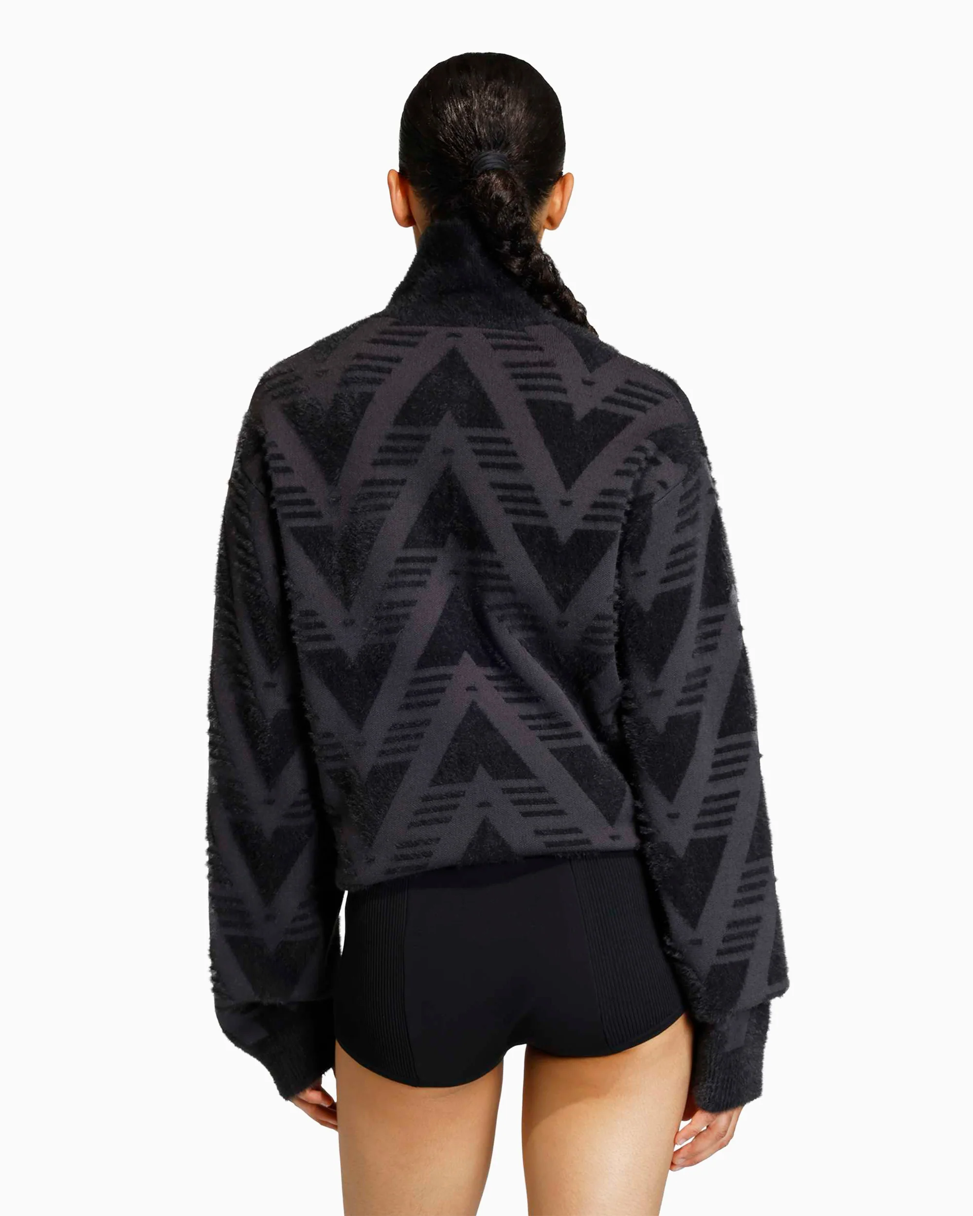 adidas Originals Knitted Half-Zipped Relaxed Damen-Pullover - Image 4