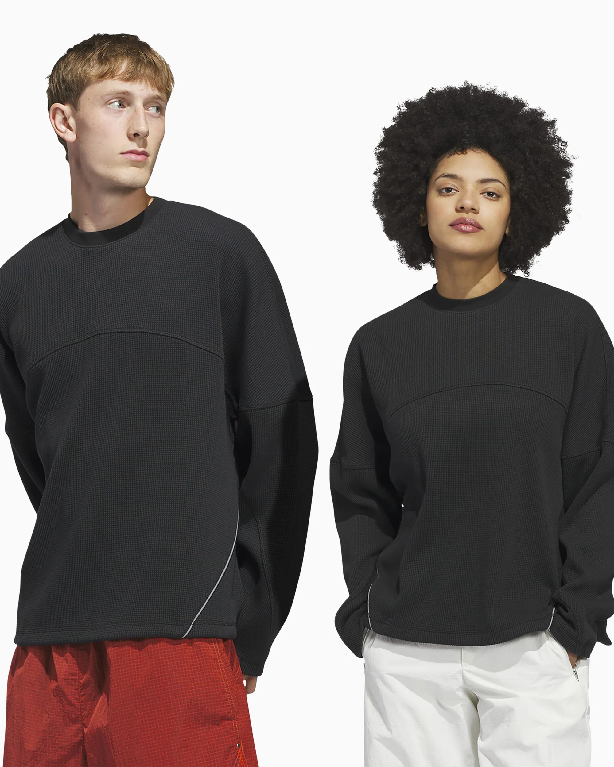 adidas Originals La Cienega Relaxed Unisex T-Shirt mit langen Ärmeln - Image 3
