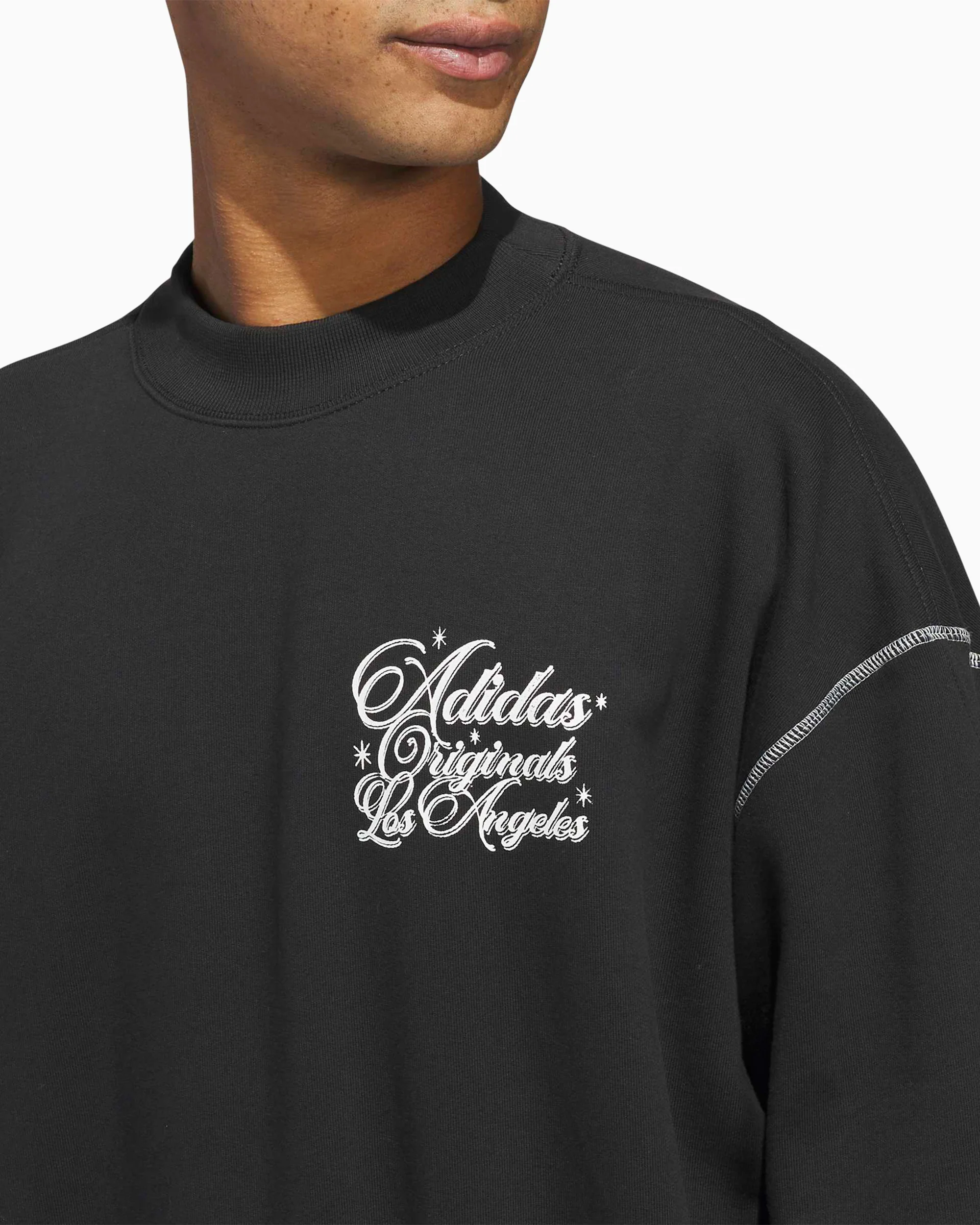 adidas Originals Los Angeles Santa Monica Oversize Unisex Sweatshirt - Image 6