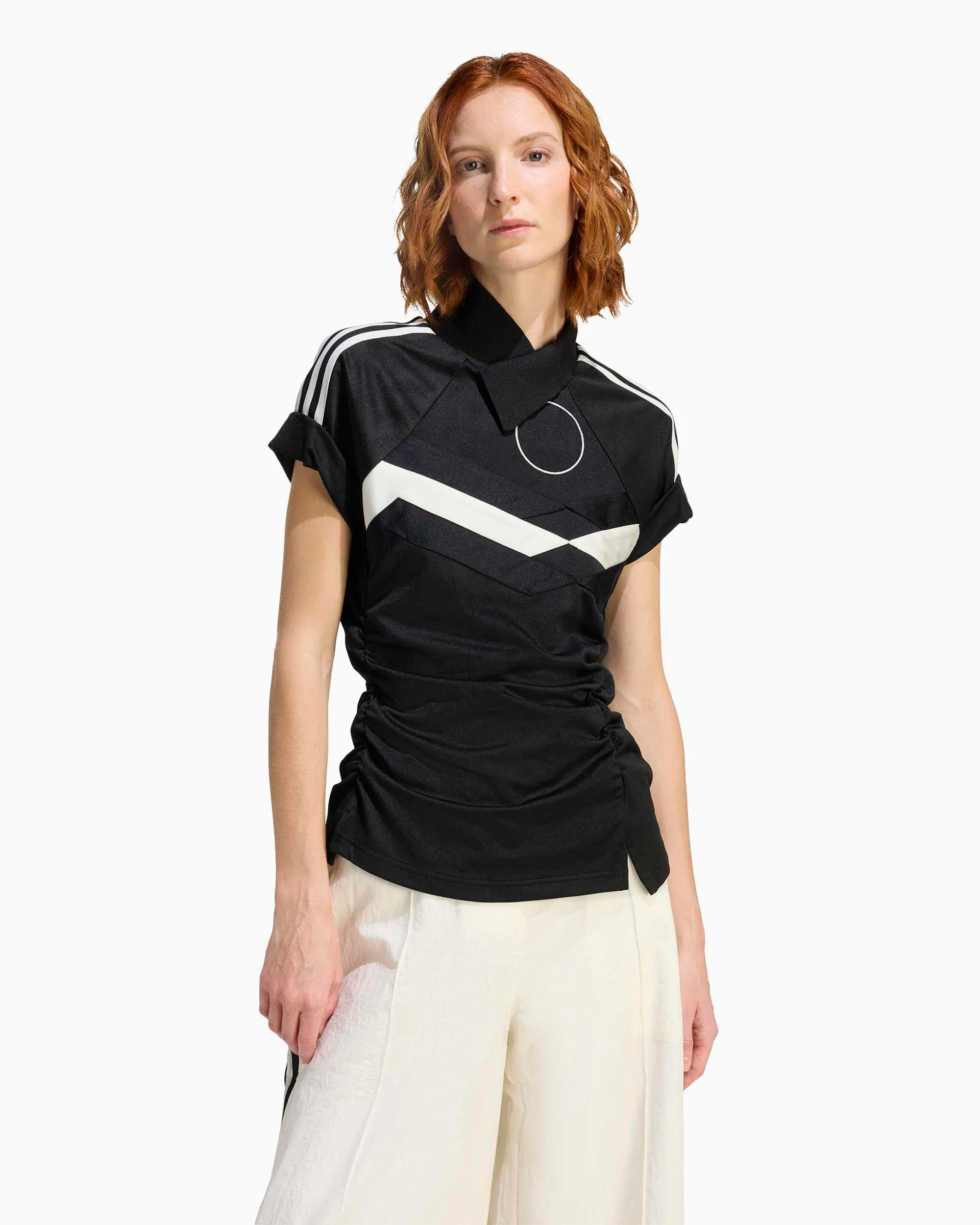 adidas Originals Reconstructed Slim Damen-T-Shirt mit Logo - Image 3