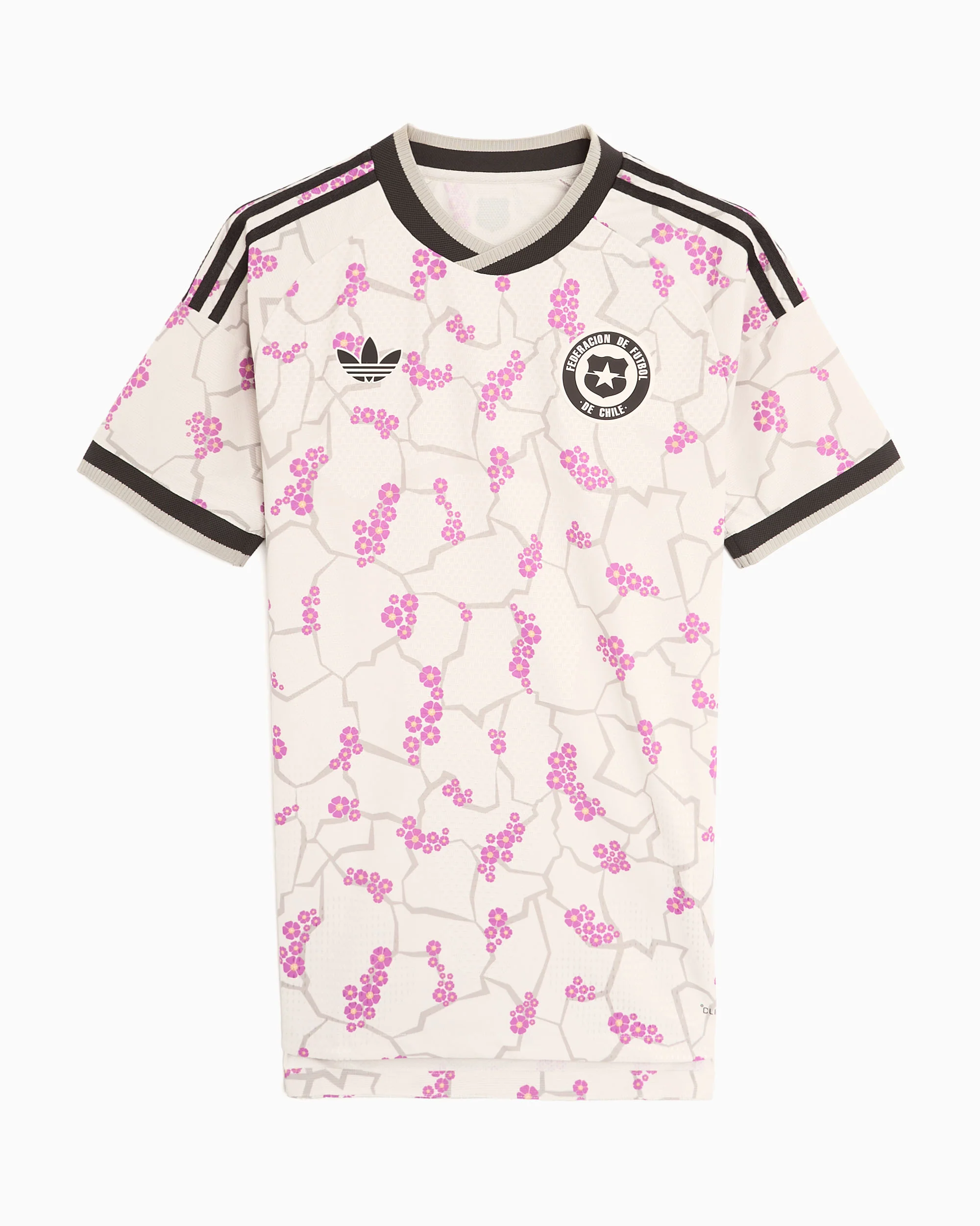 adidas Originals Republic of Chile Football Besucher 2026 Herren-Jersey T-Shirt mit Logo