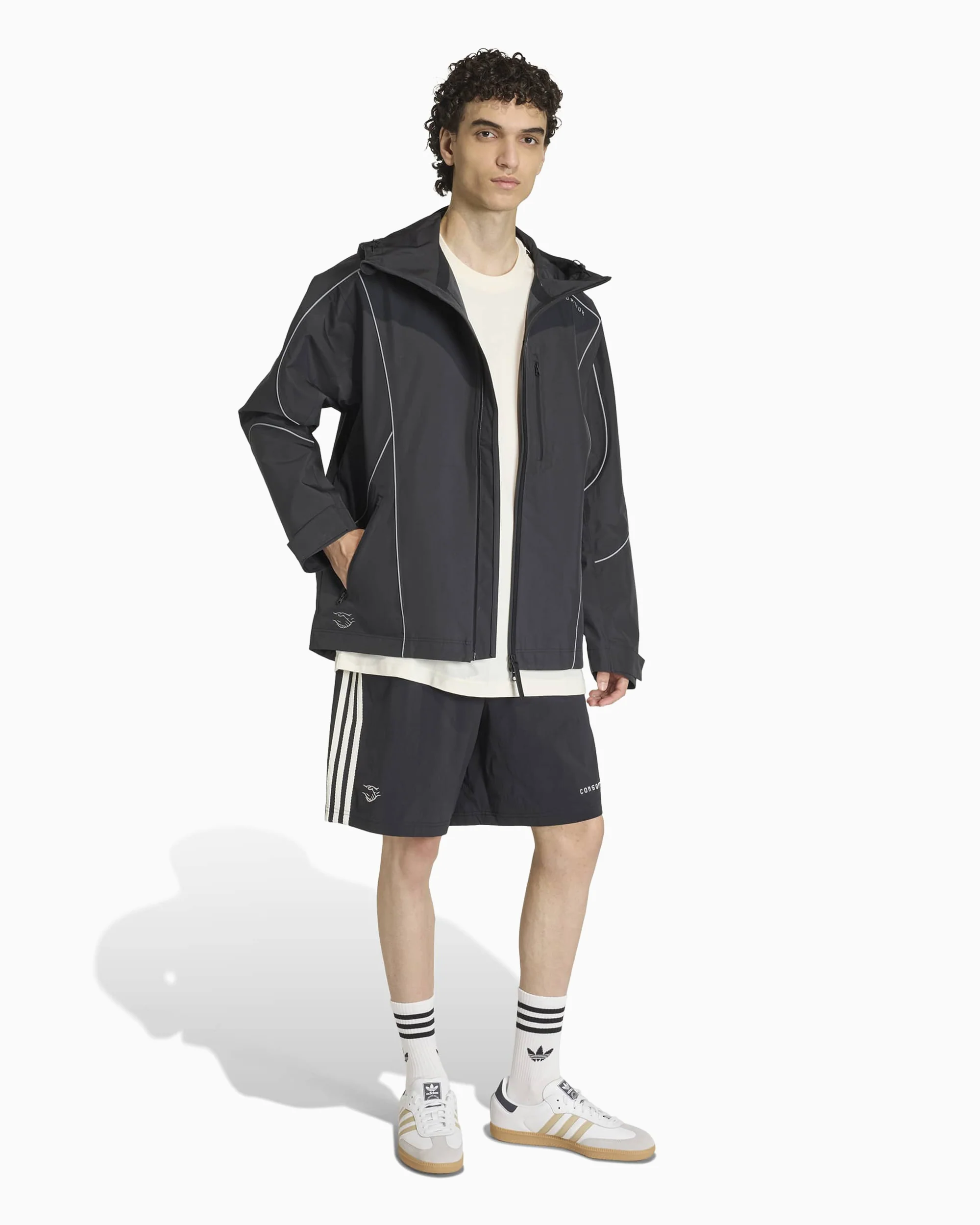 adidas Originals Shell Consortium Relaxed Herren-Leichte Jacke - Image 2
