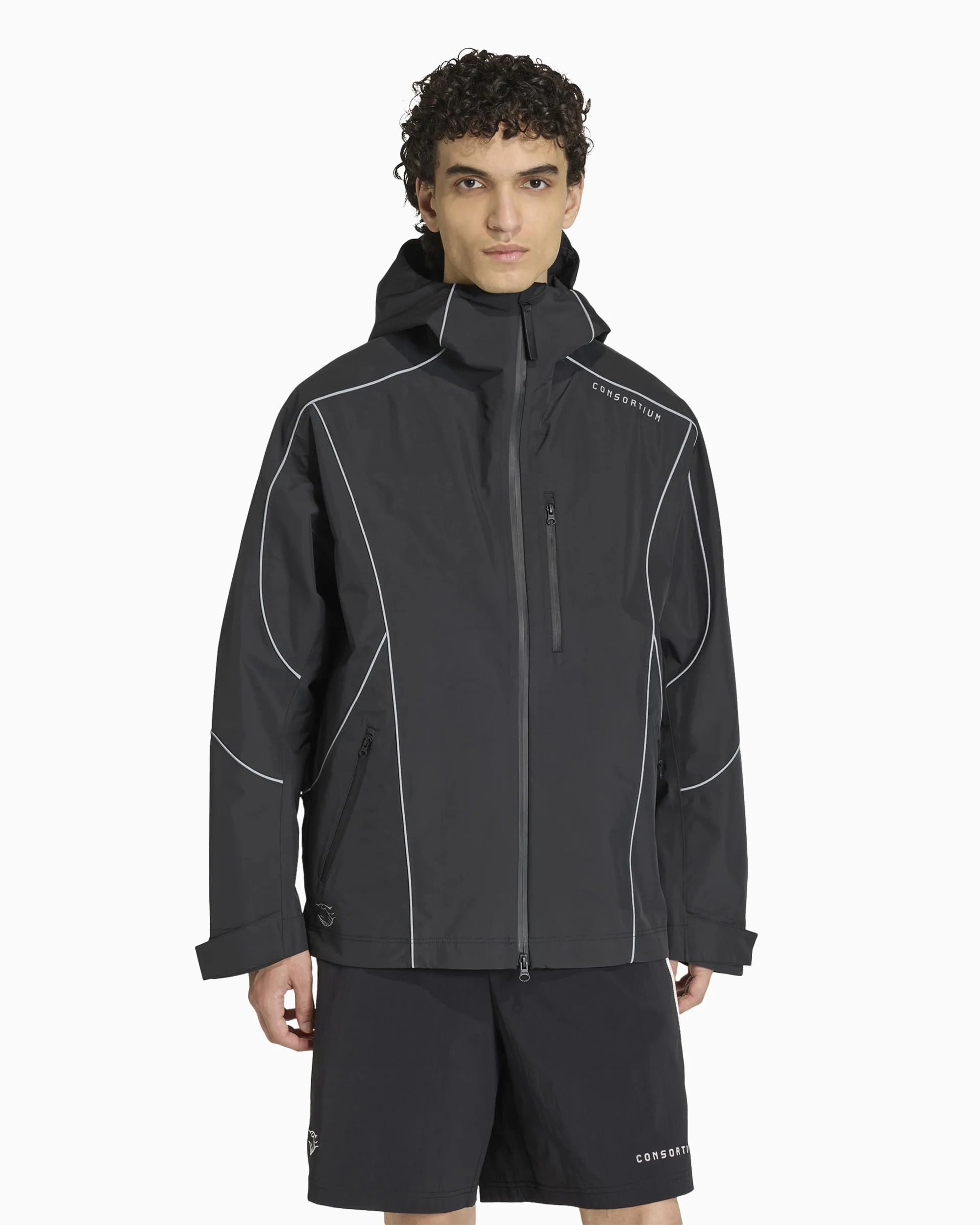 adidas Originals Shell Consortium Relaxed Herren-Leichte Jacke - Image 3
