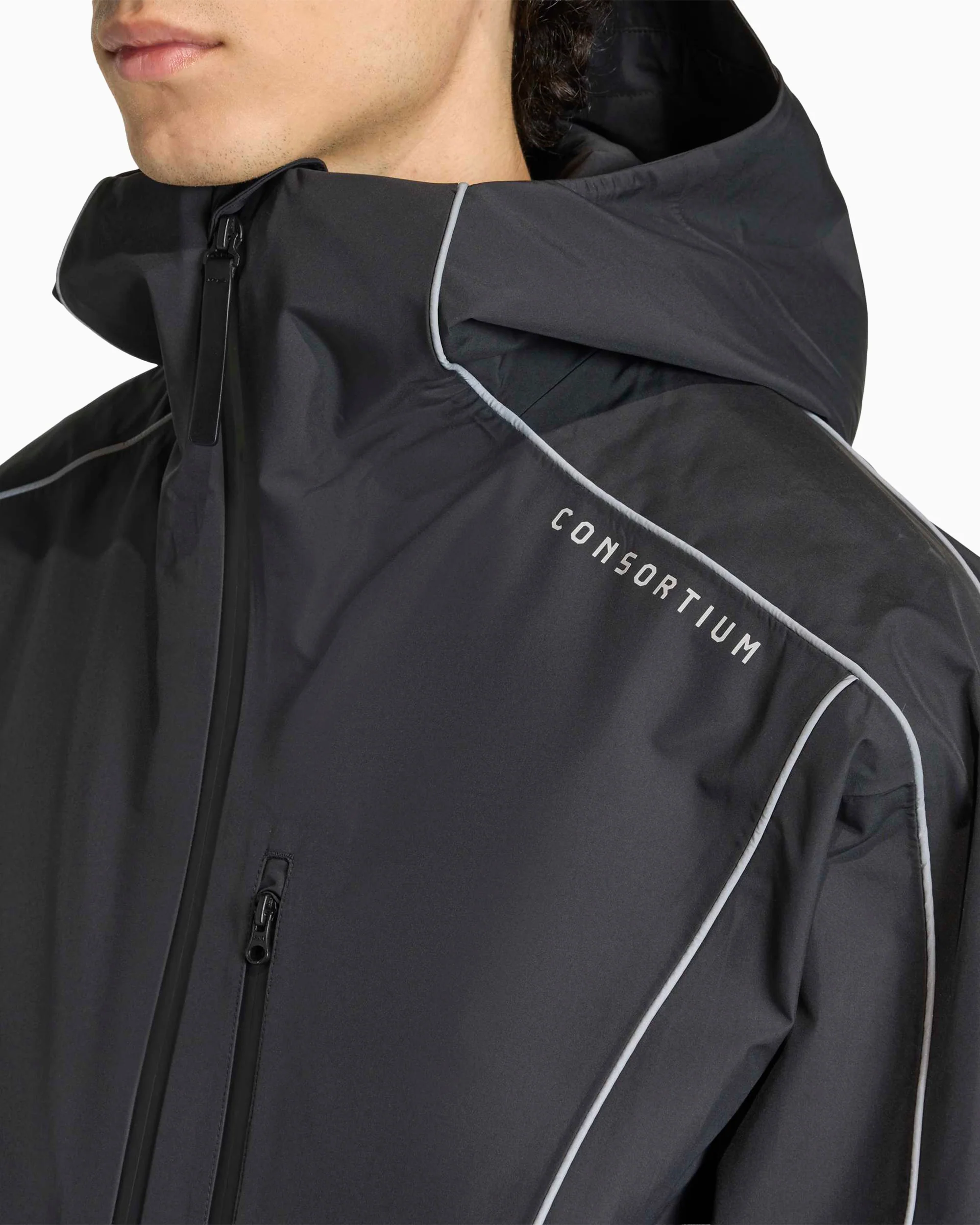 adidas Originals Shell Consortium Relaxed Herren-Leichte Jacke - Image 4