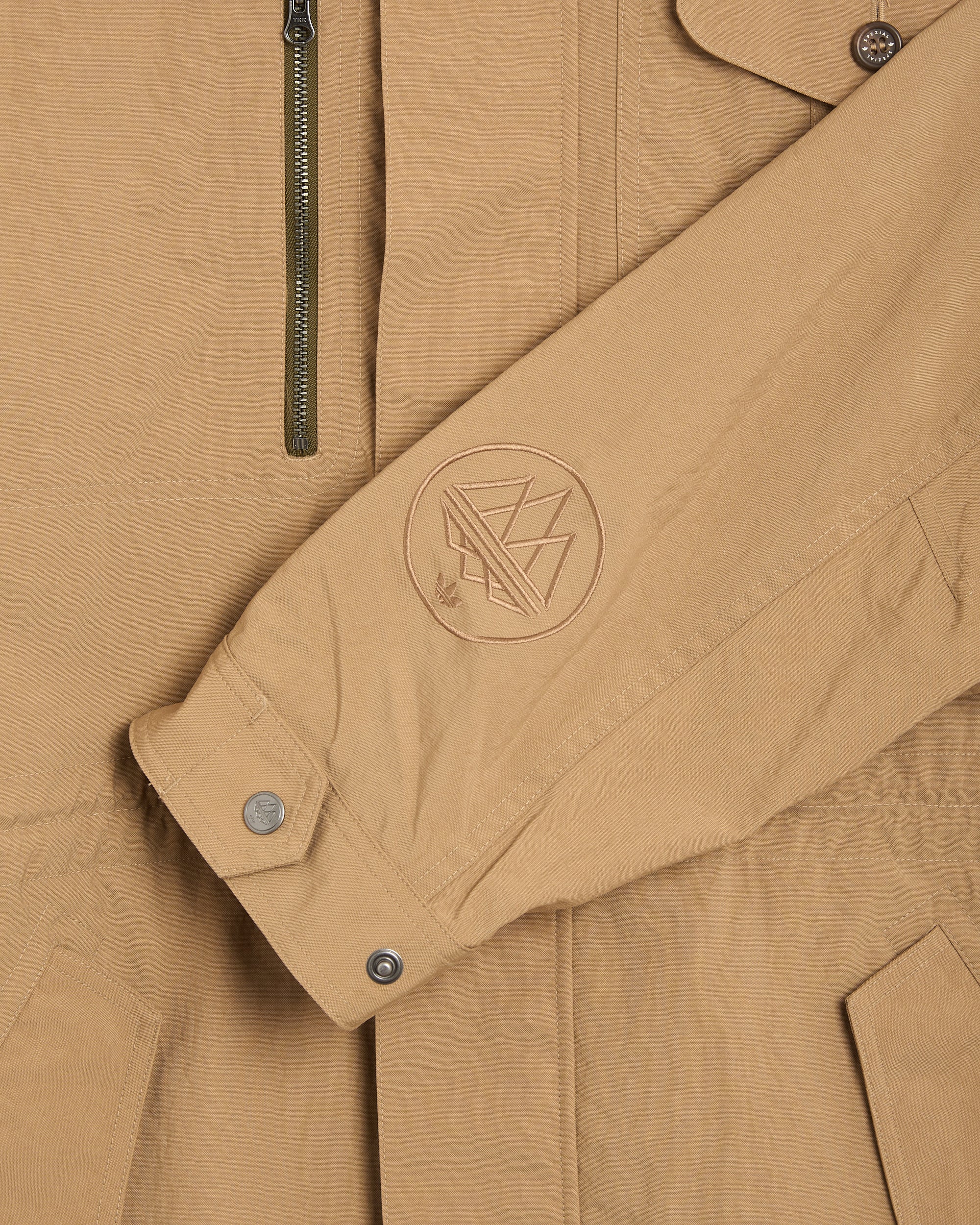 adidas Originals SPZL Parka Longridge Herren-Leichte Jacke mit Logo - Image 10