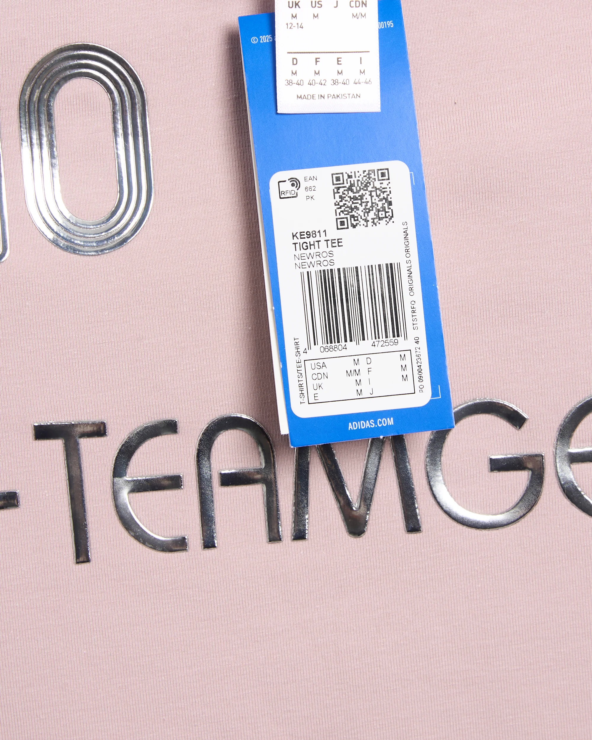 adidas Originals Teamgeist Crop Damen-T-Shirt - Image 5