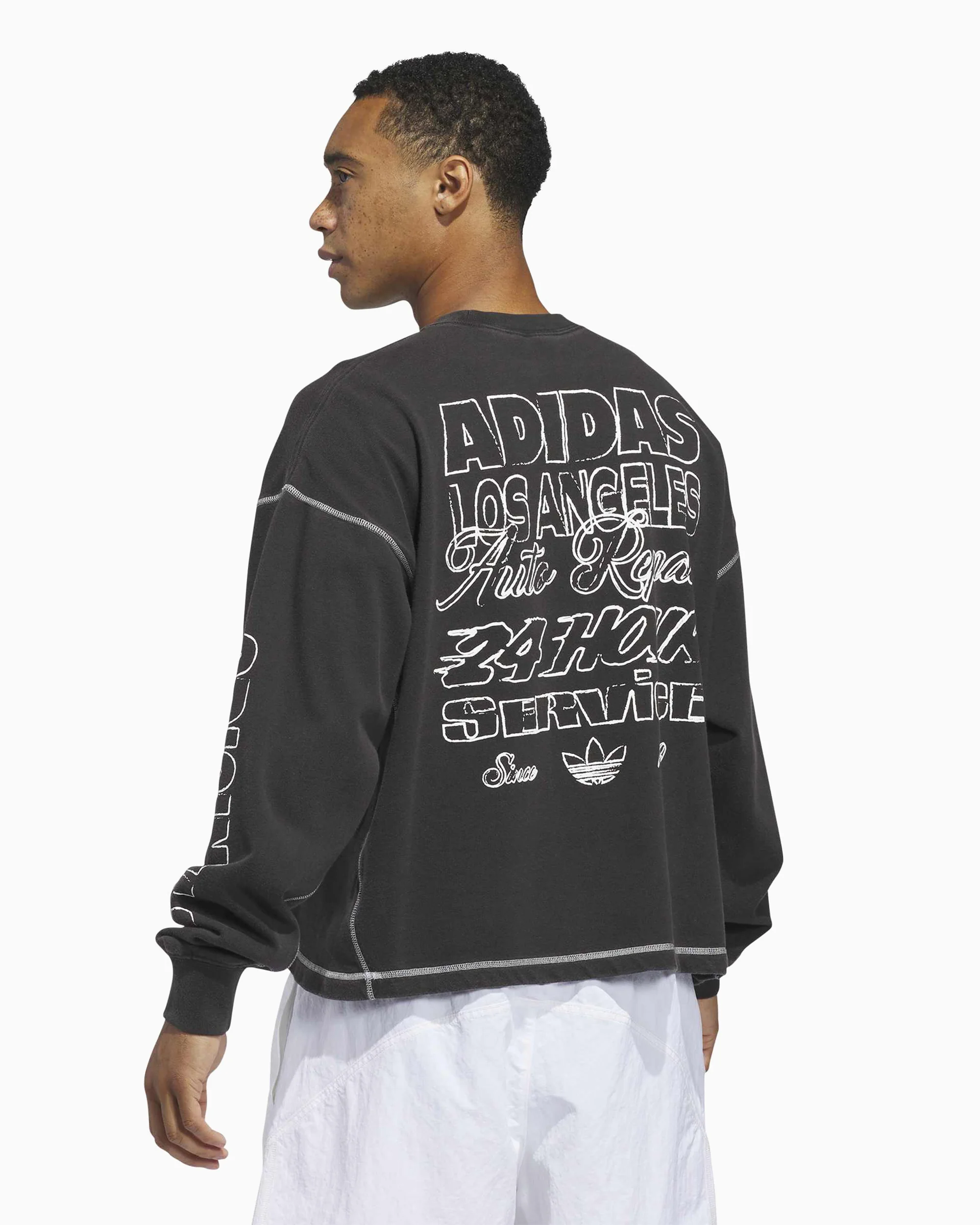 adidas Originals Wilshire Los Angeles Unisex T-Shirt mit langen Ärmeln - Image 5