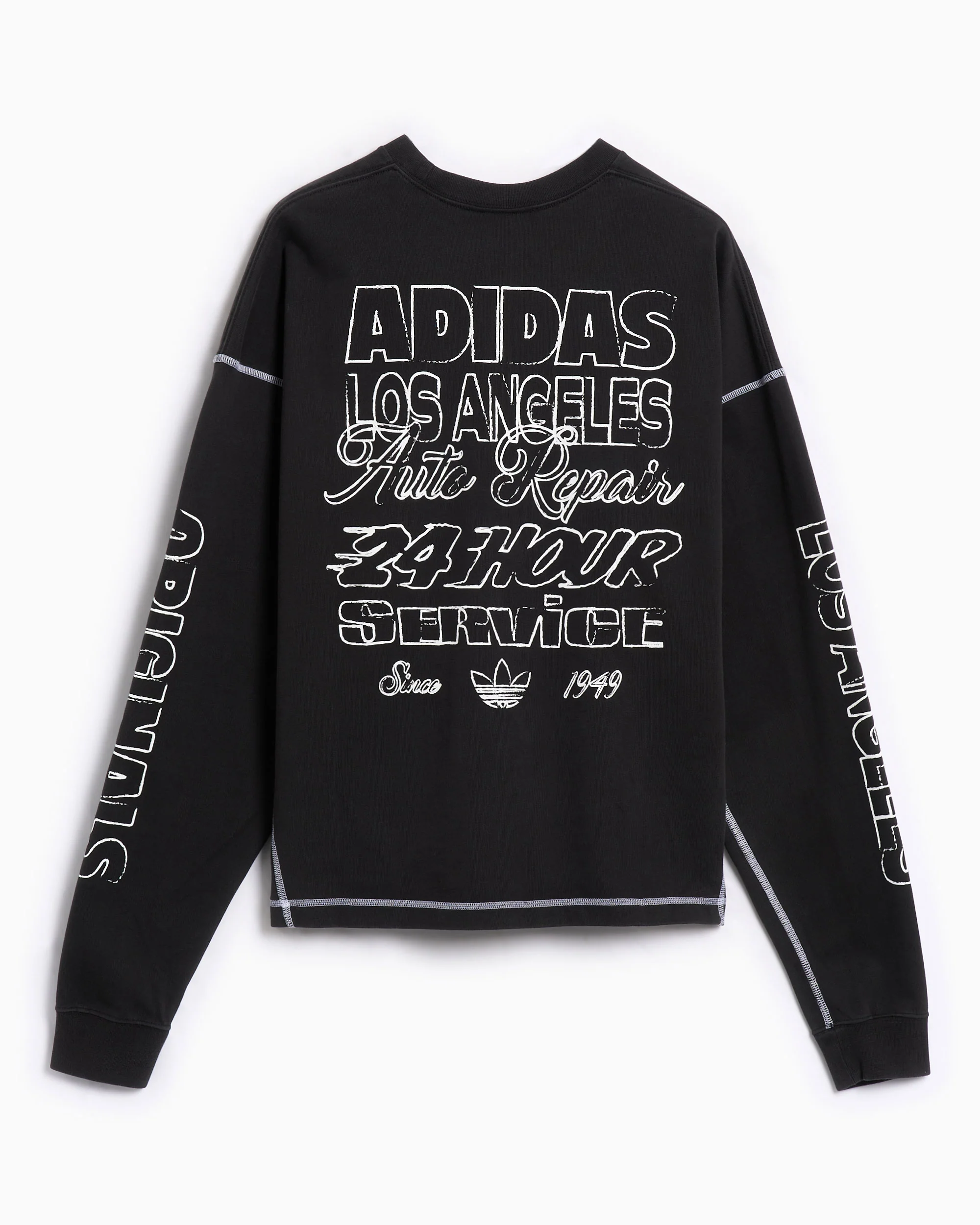 adidas Originals Wilshire Los Angeles Unisex T-Shirt mit langen Ärmeln - Image 8