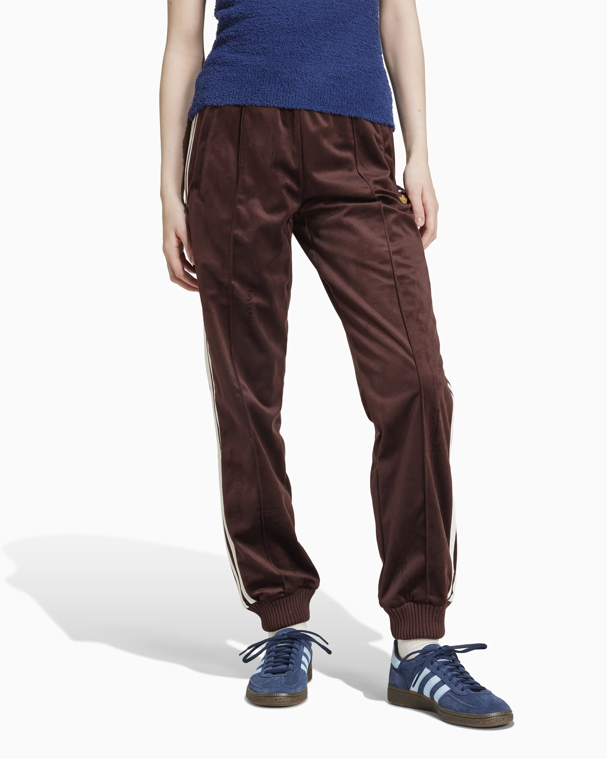 Adidas Originals Women's Velvet Track Pants Slim Damen-Sweathose - Image 2