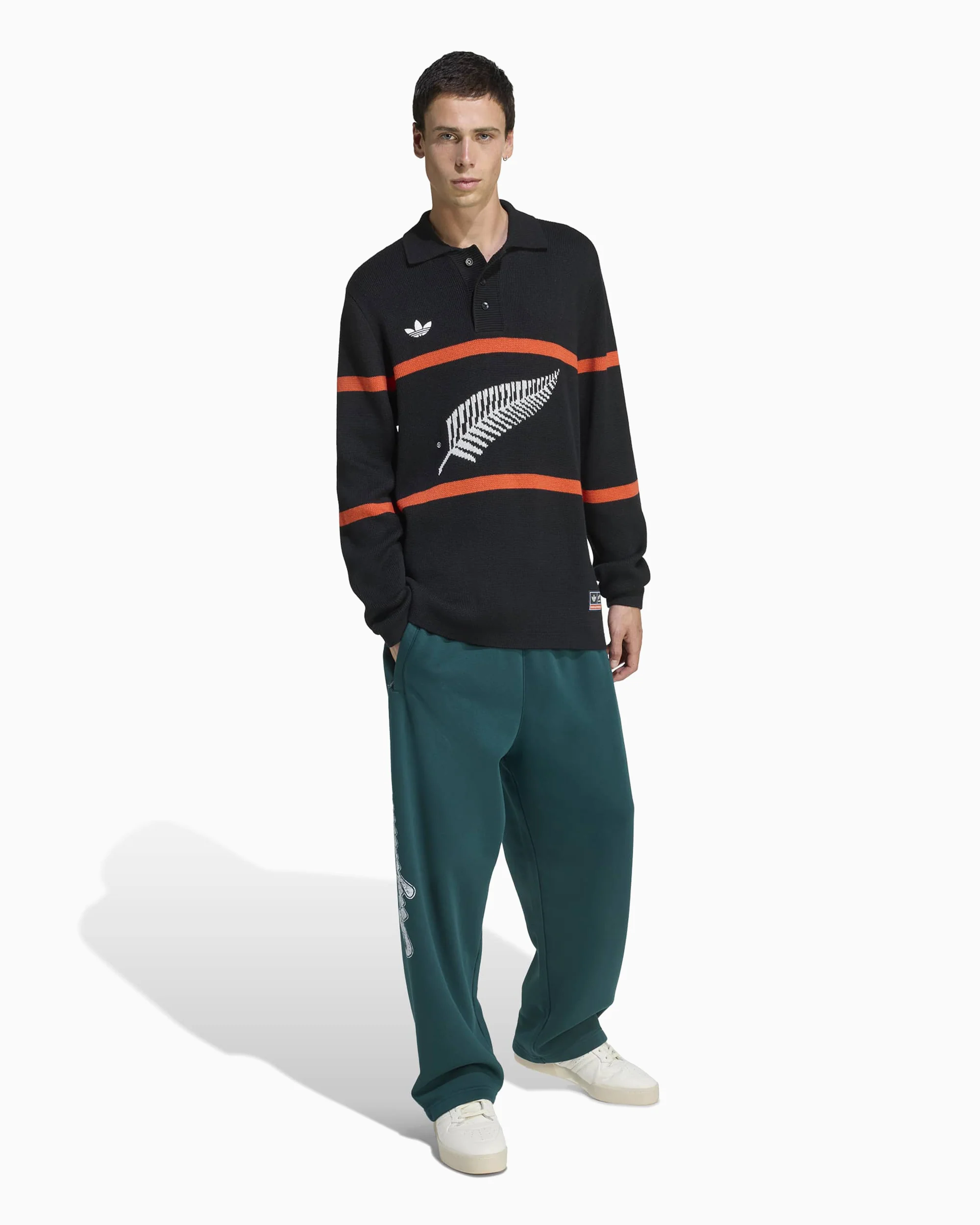 adidas Originals x All Blacks Relaxed Herren-Poloshirt mit Grafik - Image 2