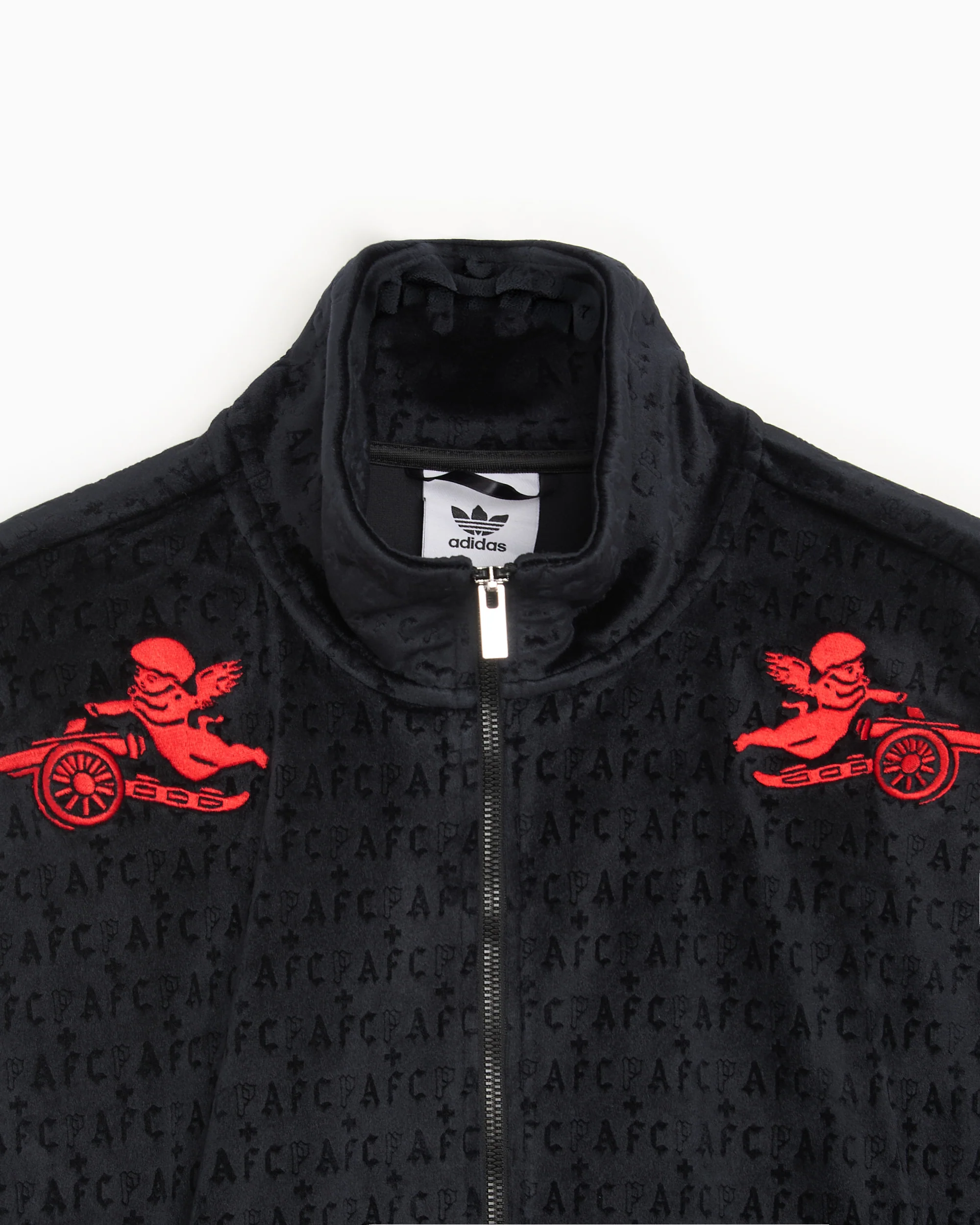adidas Originals x Arsenal FC x Places+Faces 25/26 Herren-Sweatshirt mit Reißverschluss mit bestickt - Image 5