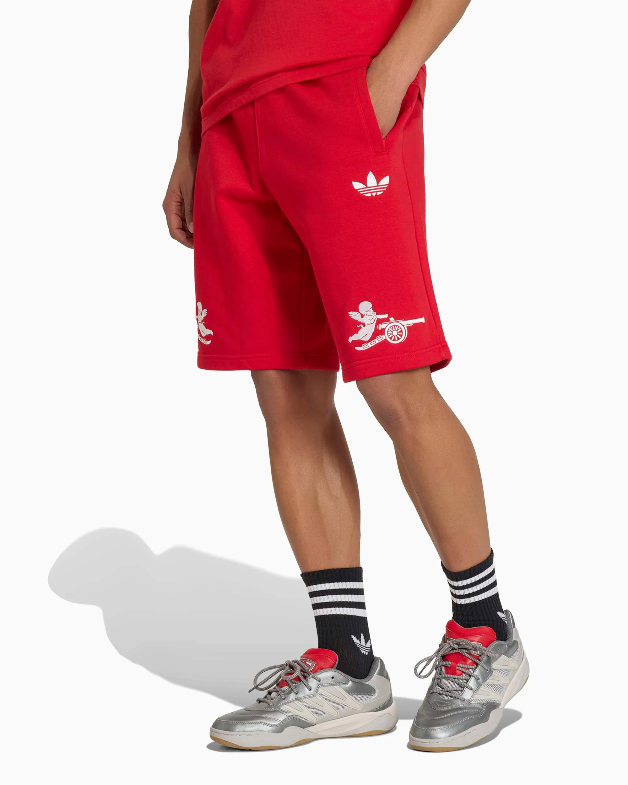 adidas Originals x Arsenal FC x Places+Faces 25/26 Relaxed Herren-Shorts mit Grafik