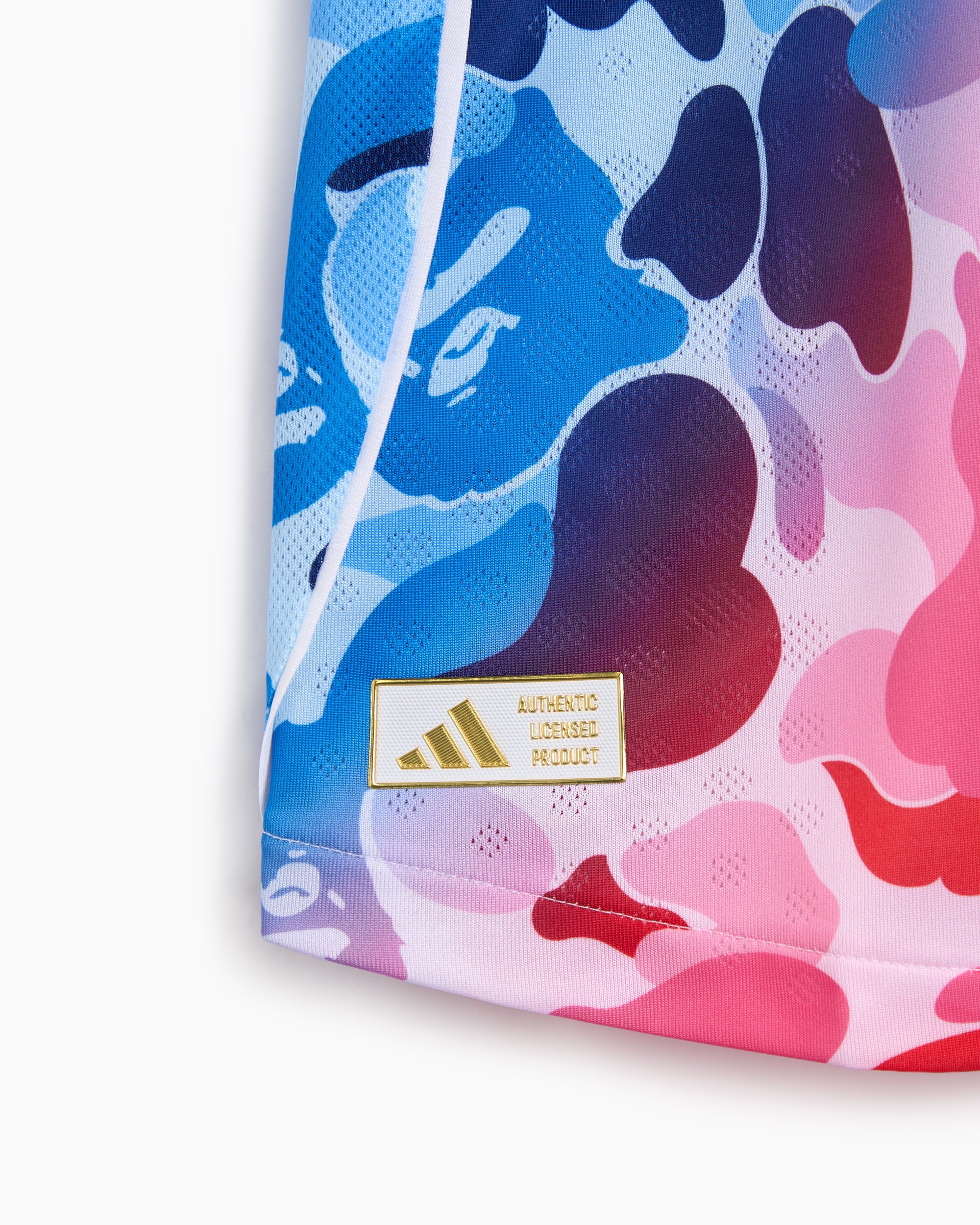 adidas Originals x BAPE Football Slim Herren-Jersey T-Shirt mit Grafik - Image 7