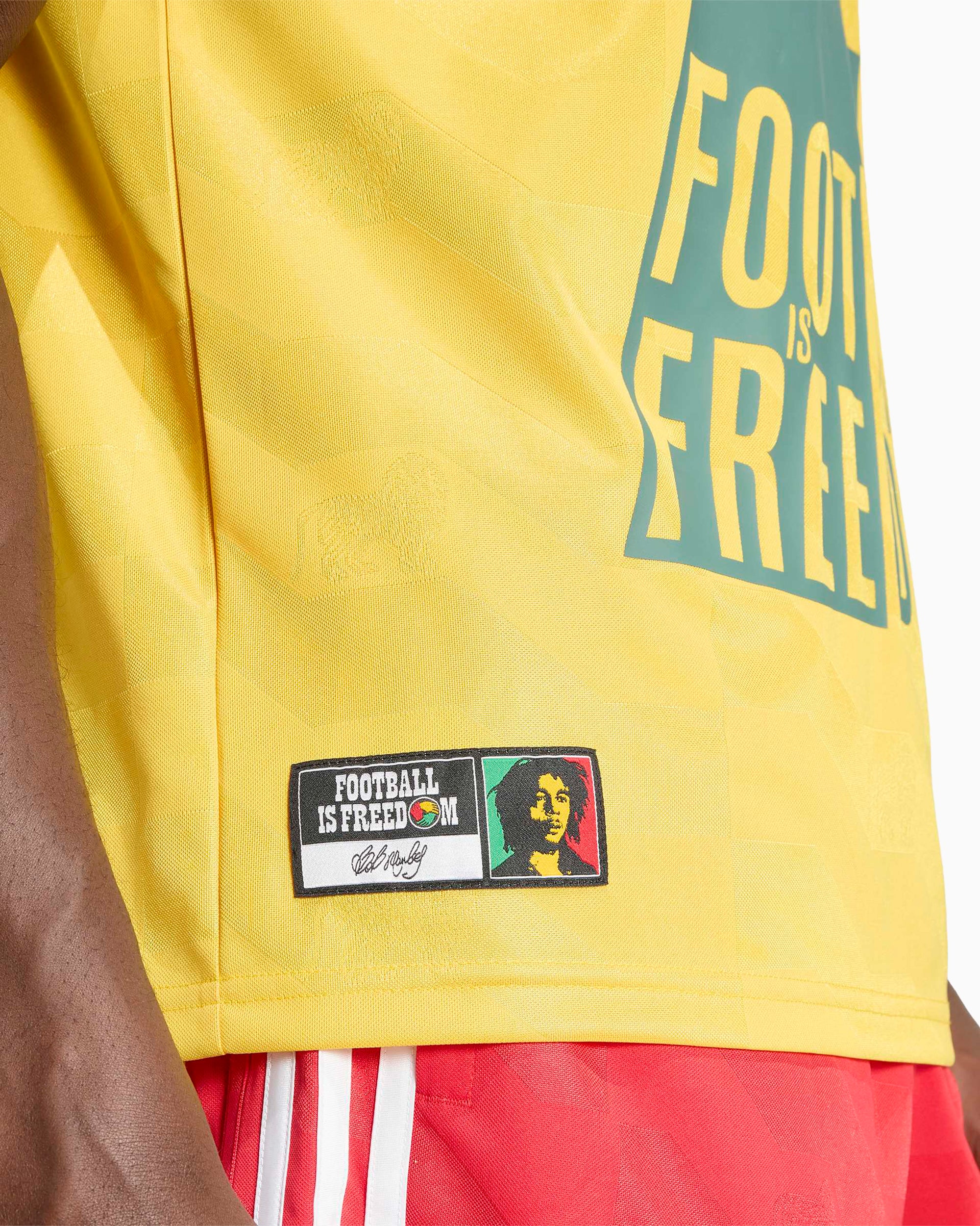 adidas Originals x Bob Marley Jacquard Herren-Jersey T-Shirt mit Grafik - Image 5