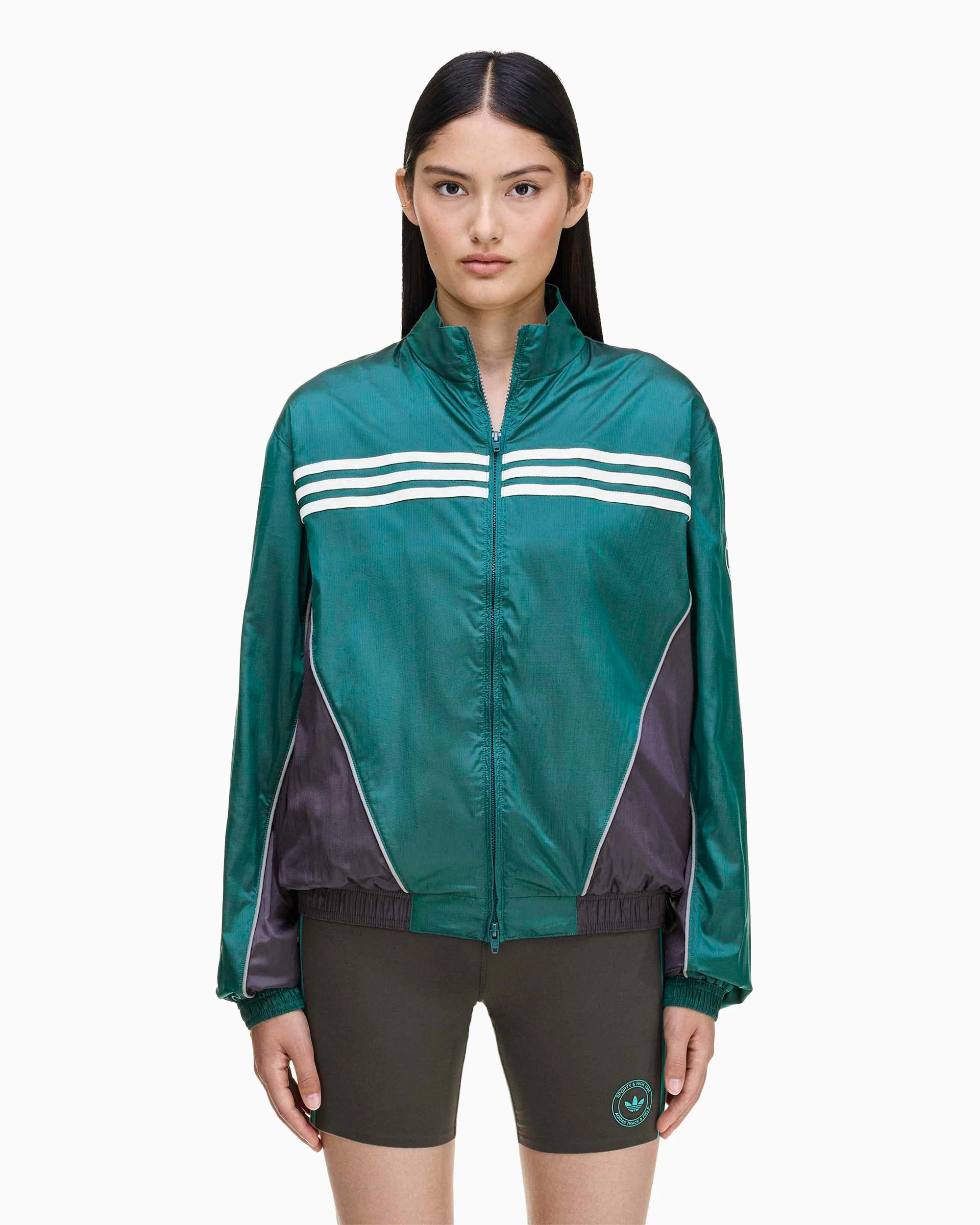 adidas Originals x Sporty & Rich Damen-Windjacke - Image 3