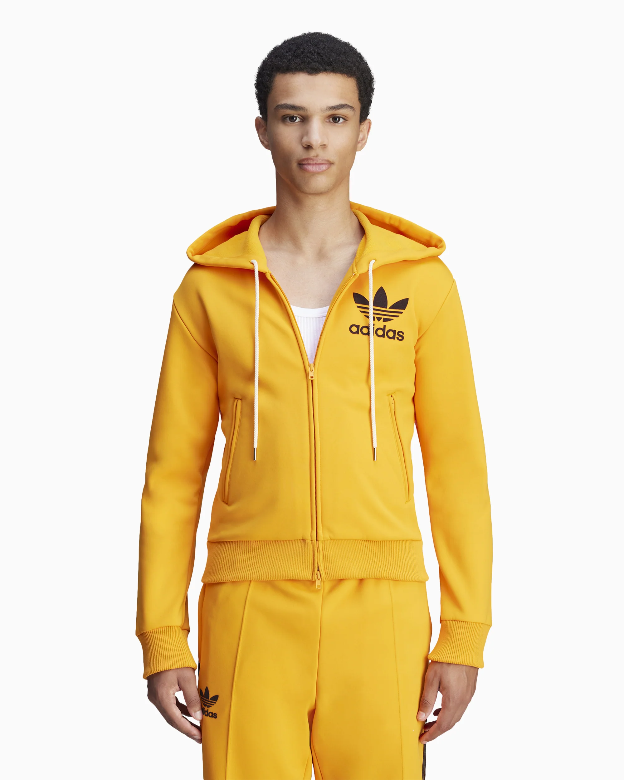 X Wales Bonner adidas Originals x Wales Bonner Men's Track Hoodie Herren-Sweatshirt mit Reißverschluss - Image 2