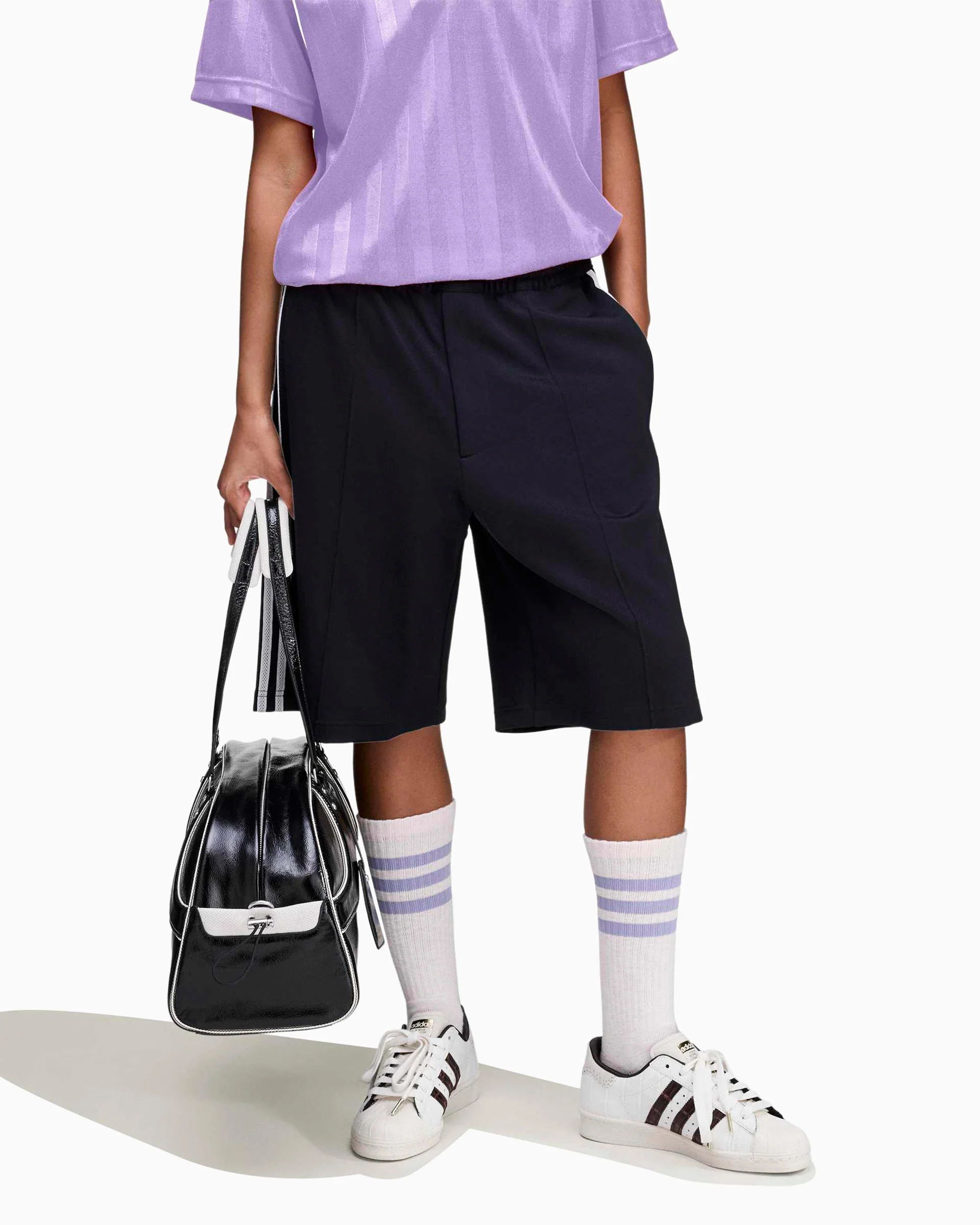 adidas Originals x Wales Bonner Twill Oversize Herren-Shorts - Image 4