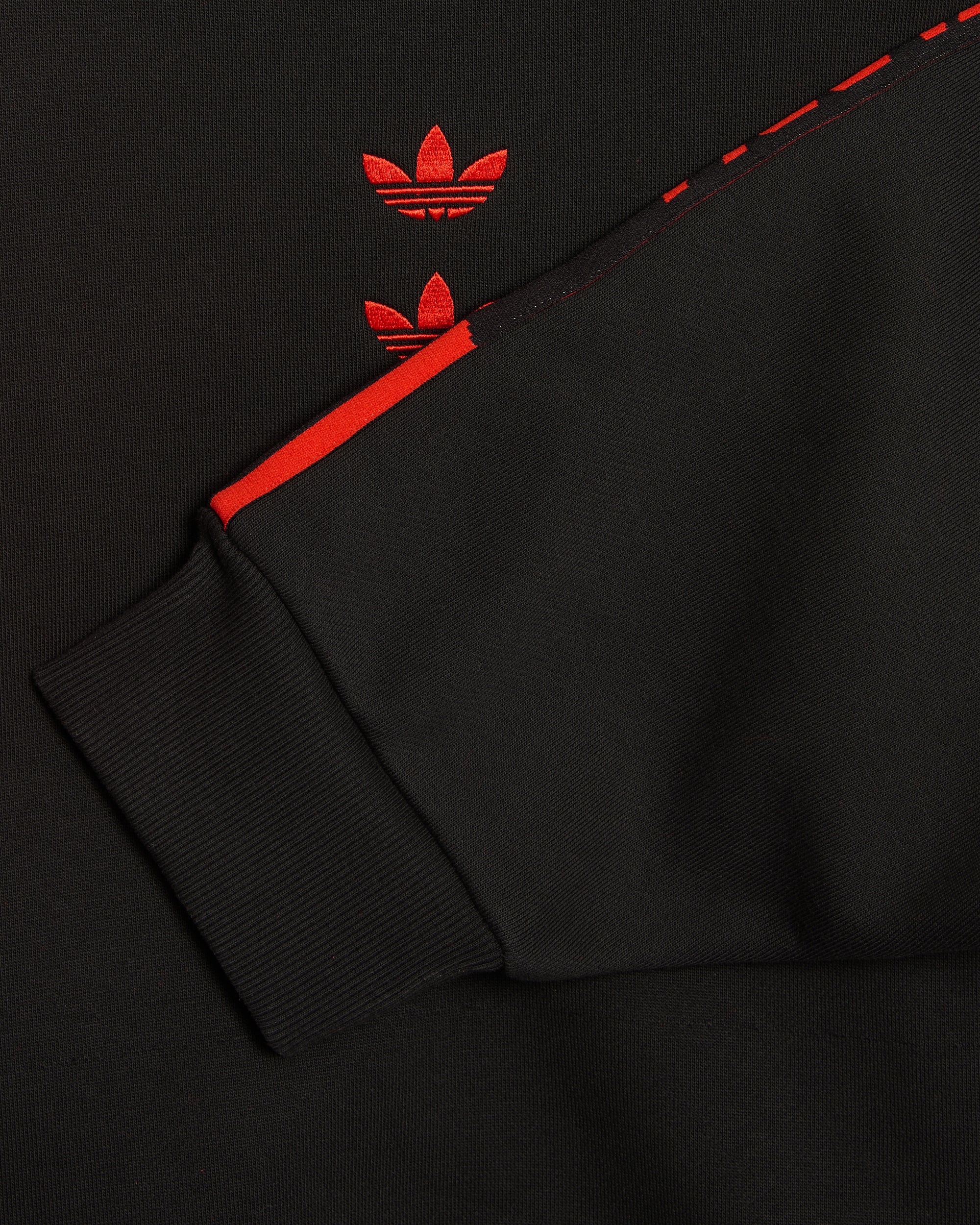 adidas Originals x Willy Chavarria Watsonville Relaxed Herren-Sweatshirt mit halbem Reißverschluss mit Logo - Image 9