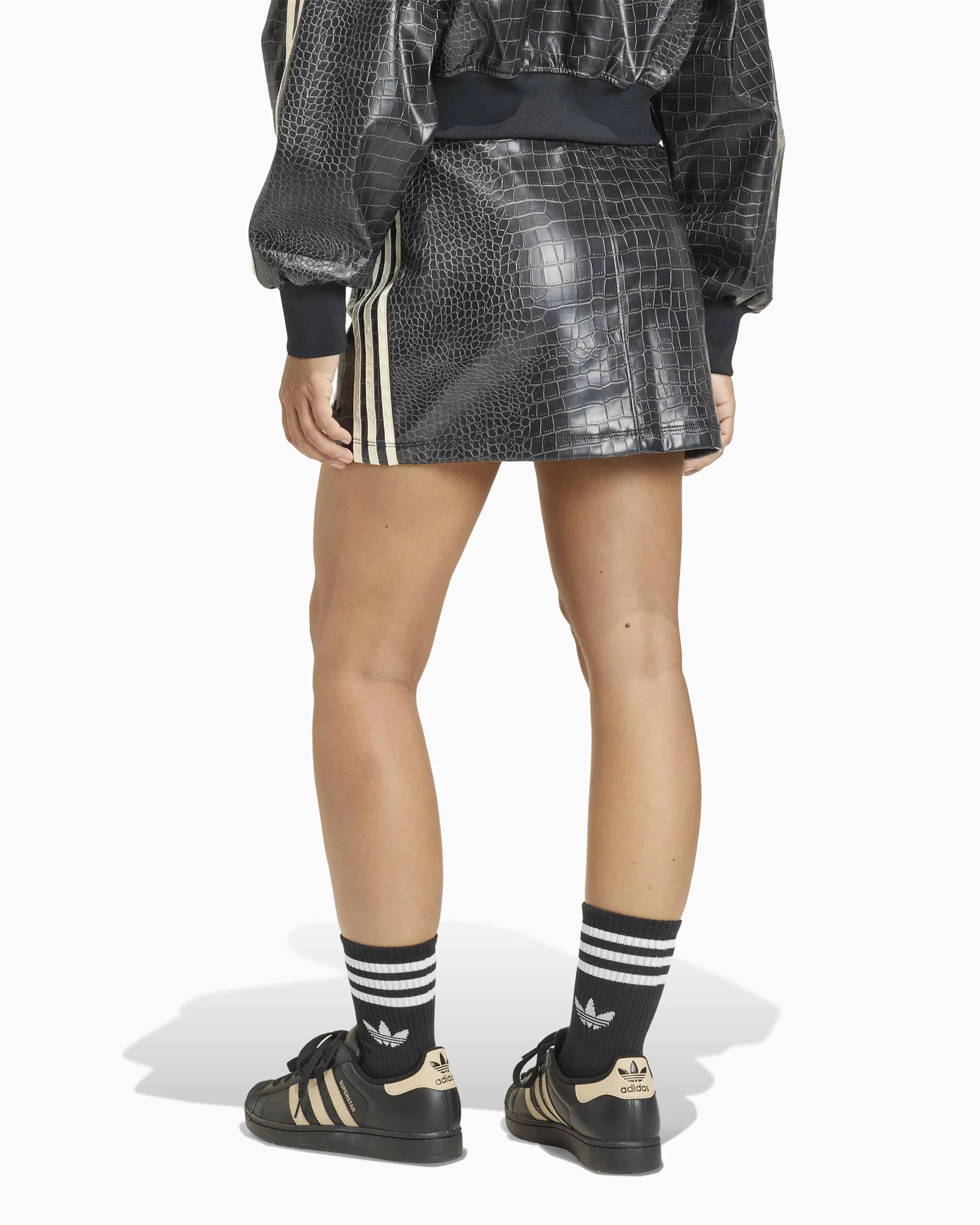 adidas Originals Pleather kurzer Damen-Rock - Image 4