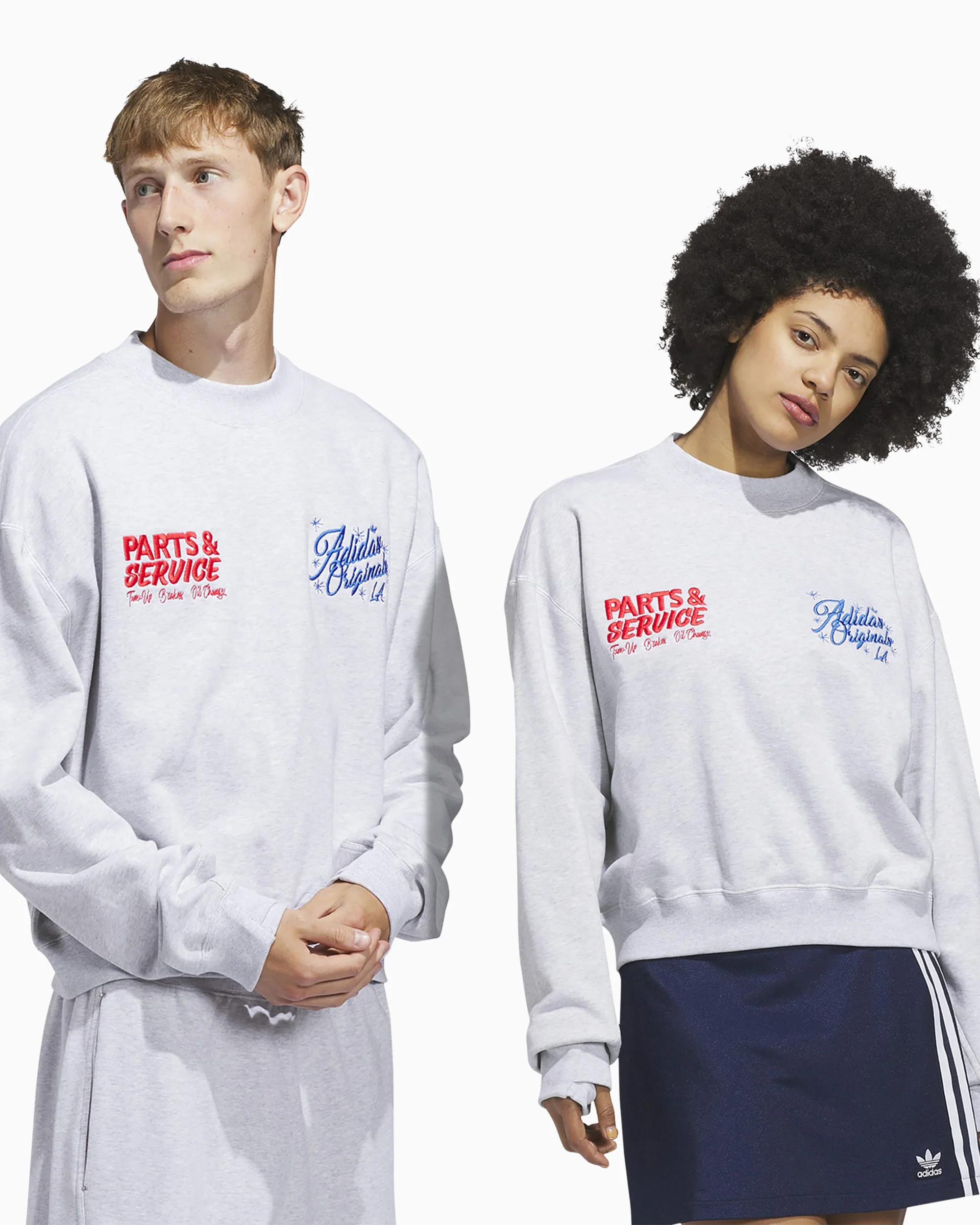 adidas Originals Santa Monica Crop Unisex Sweatshirt - Image 2
