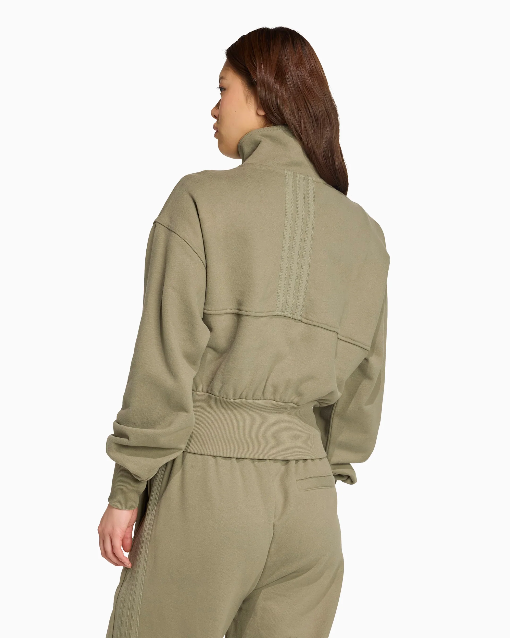 adidas Originals x Moon Boot LEGGRN Crop Damen-Sweatshirt mit halbem Reißverschluss - Image 5