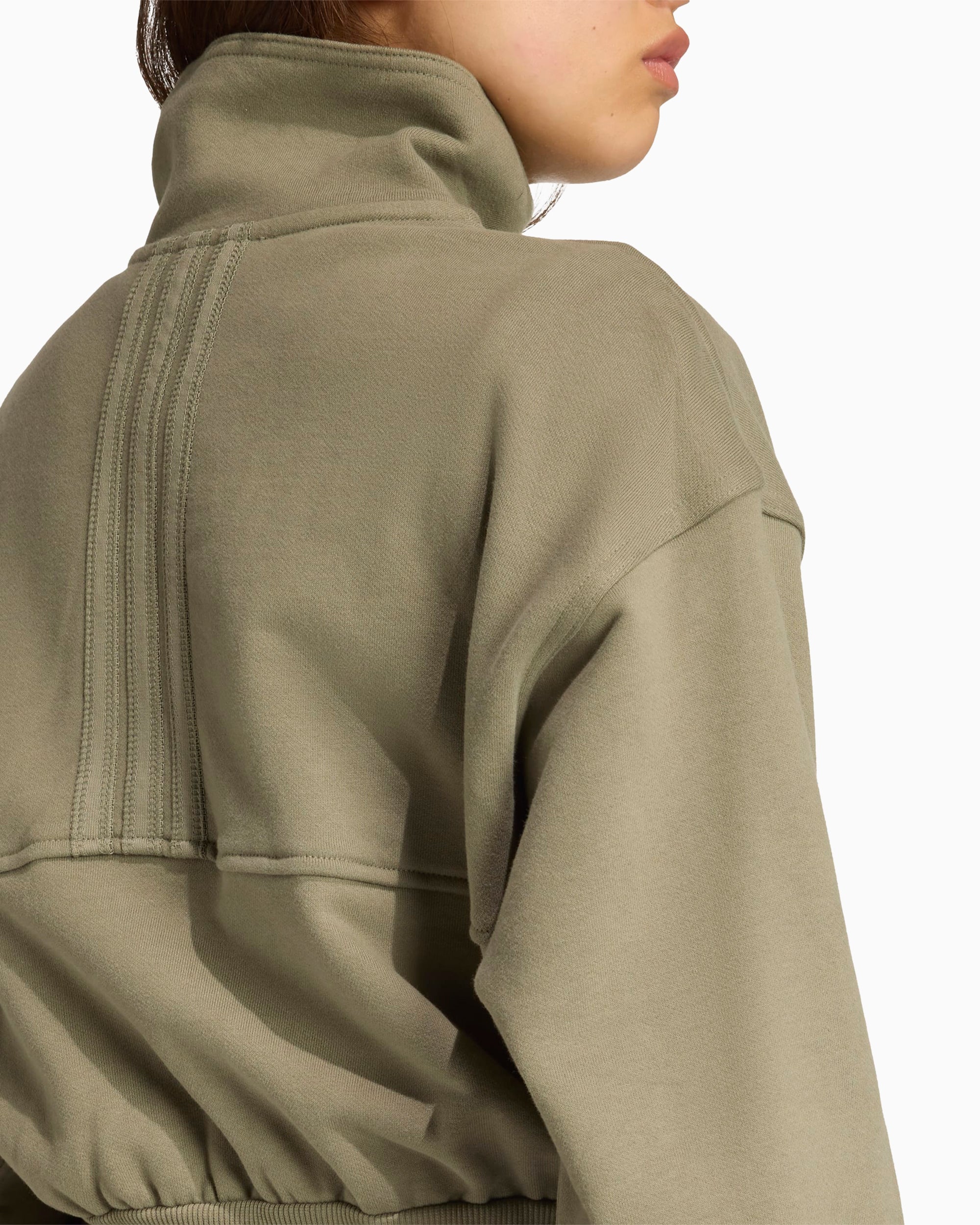 adidas Originals x Moon Boot LEGGRN Crop Damen-Sweatshirt mit halbem Reißverschluss - Image 6