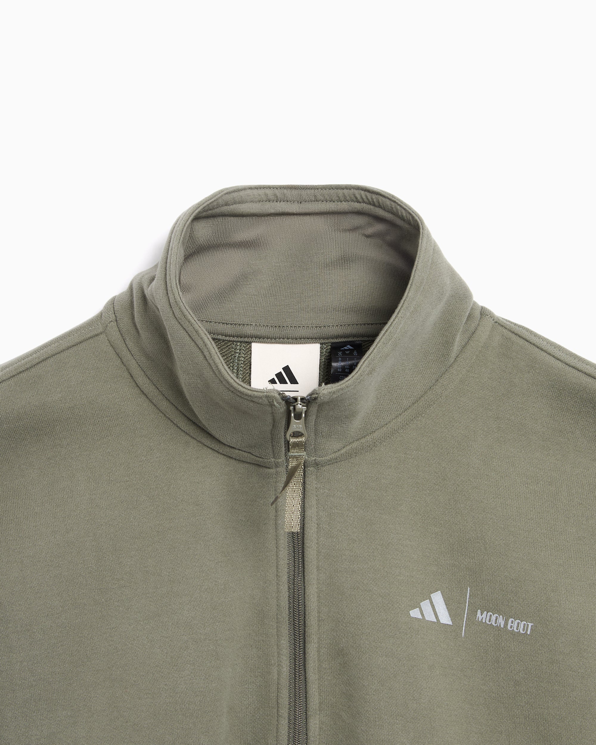 adidas Originals x Moon Boot LEGGRN Crop Damen-Sweatshirt mit halbem Reißverschluss - Image 7