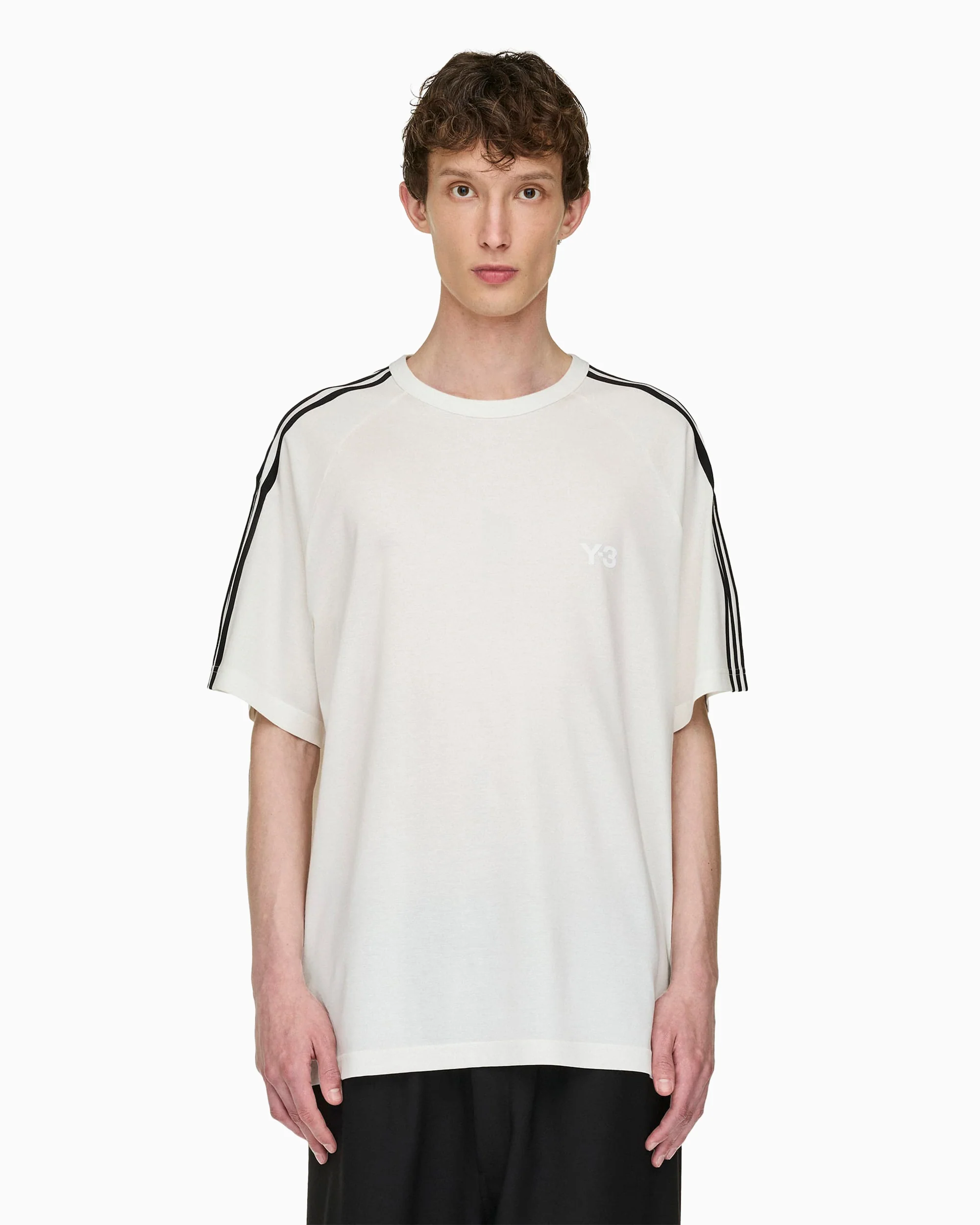 adidas Y-3 3-Stripes Relaxed Herren-T-Shirt - Image 3