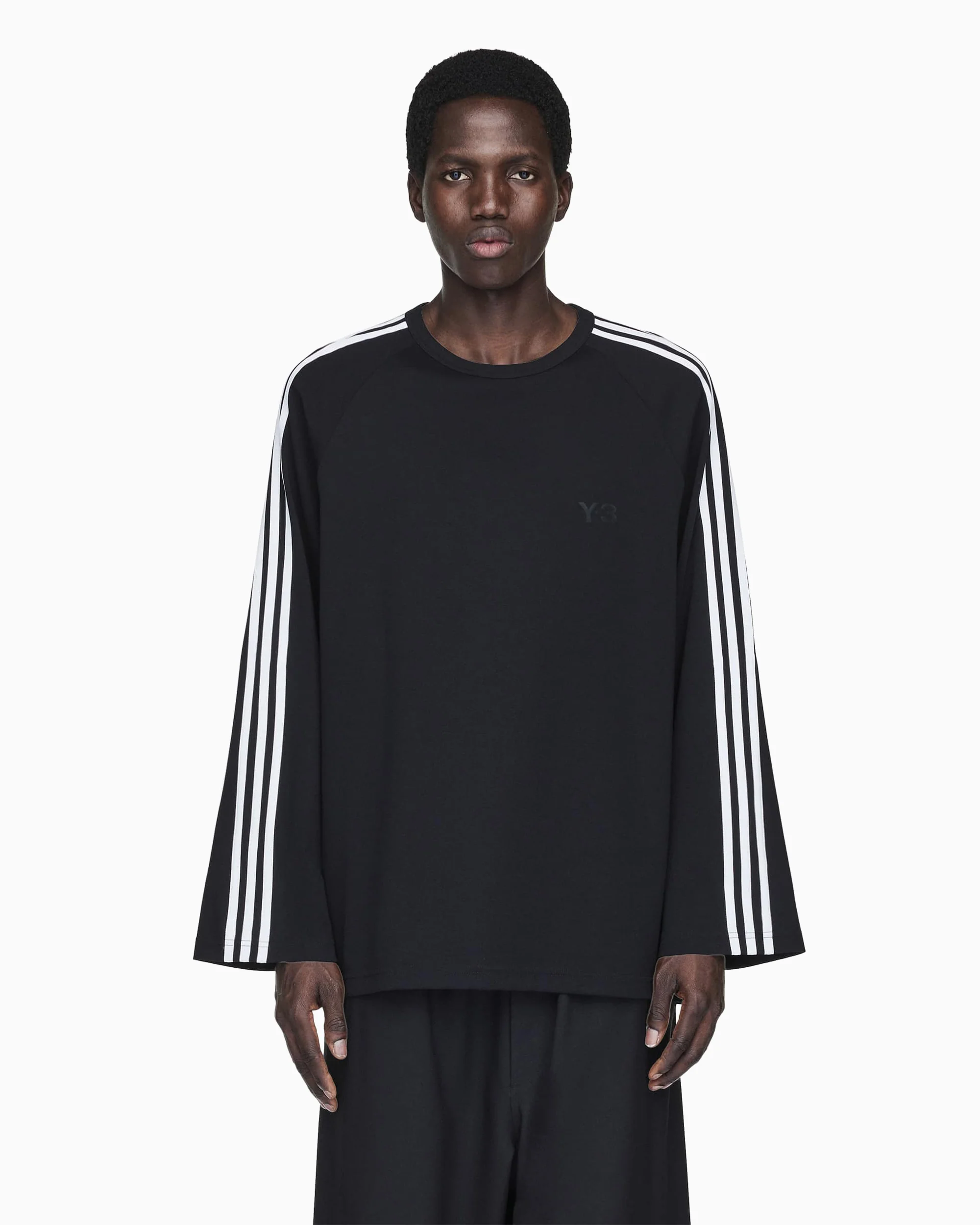 adidas Y-3 Wire Oversize Unisex T-Shirt mit langen Ärmeln - Image 4