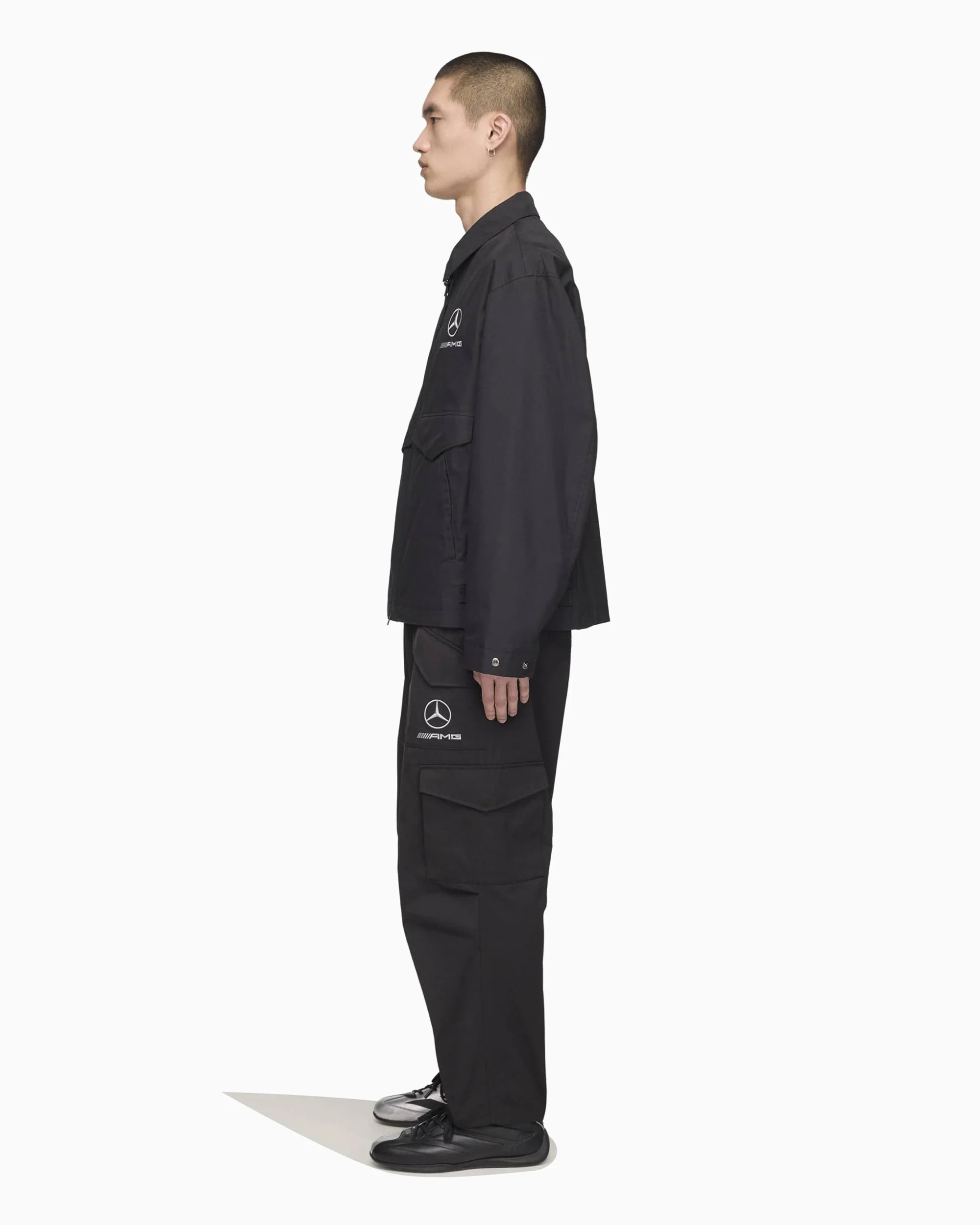adidas Y-3 x Mercedes AMG Petronas Team F1 "Wolf" Unisex Leichte Jacke mit bestickt - Image 4
