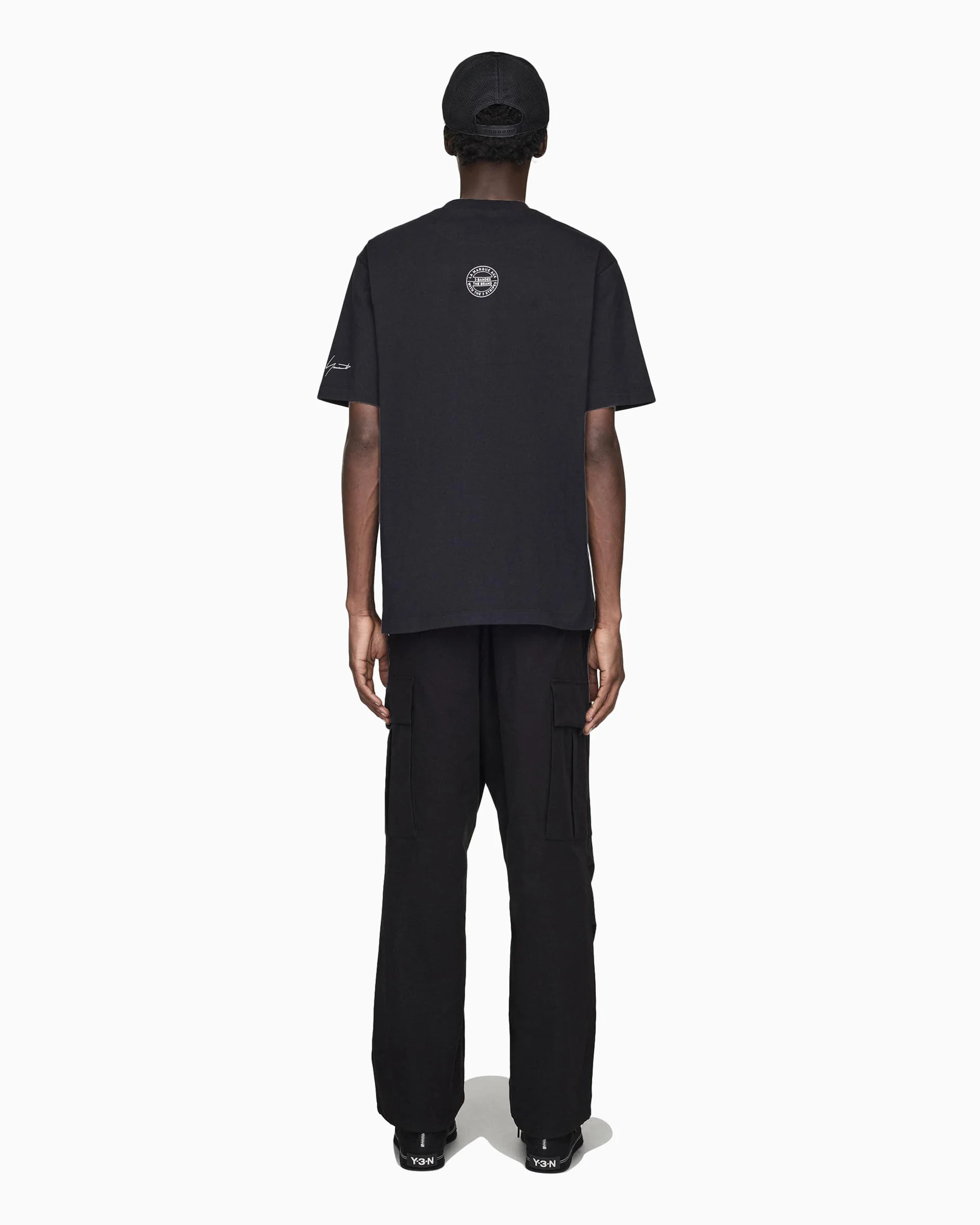 adidas Y-3 x Neighborhood Logo LS Relaxed Herren-T-Shirt mit Logo - Image 6