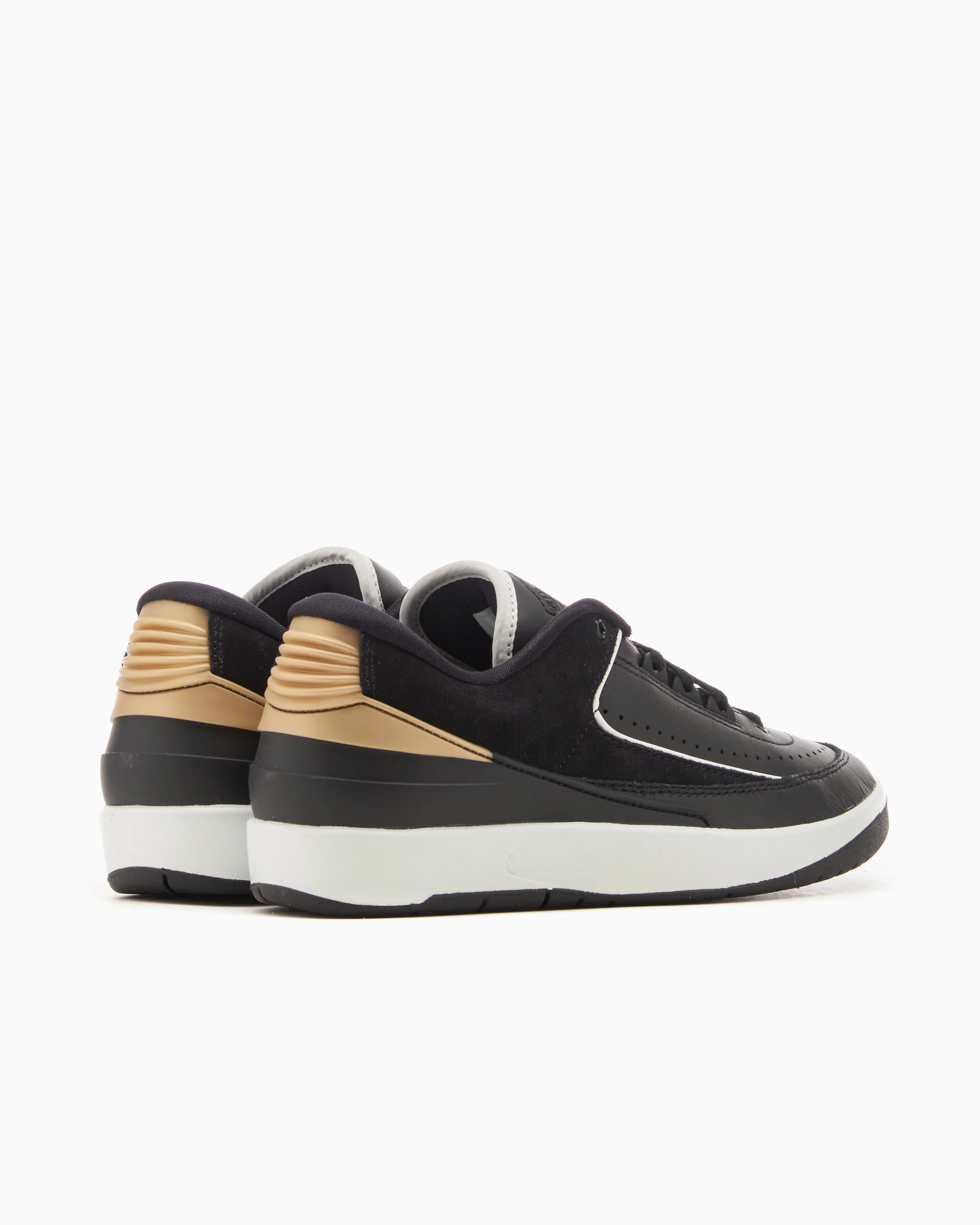 Air Jordan Women's 2 Retro Low "Black Metallic Gold" - Image 6