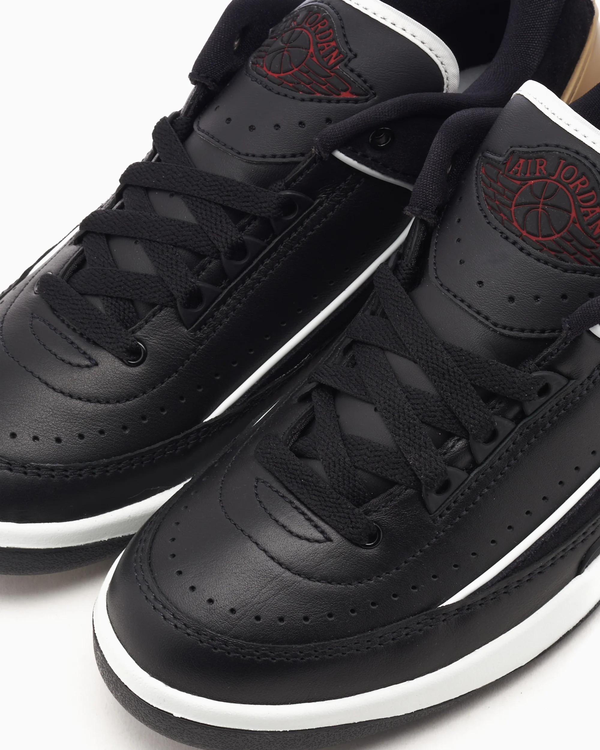 Air Jordan Women's 2 Retro Low "Black Metallic Gold" - Image 7
