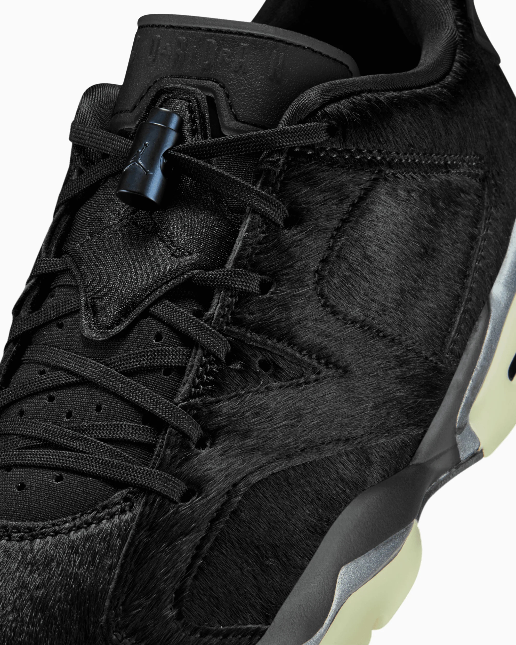 Air Jordan Women's 6 Retro Low "Blackout" - Image 7