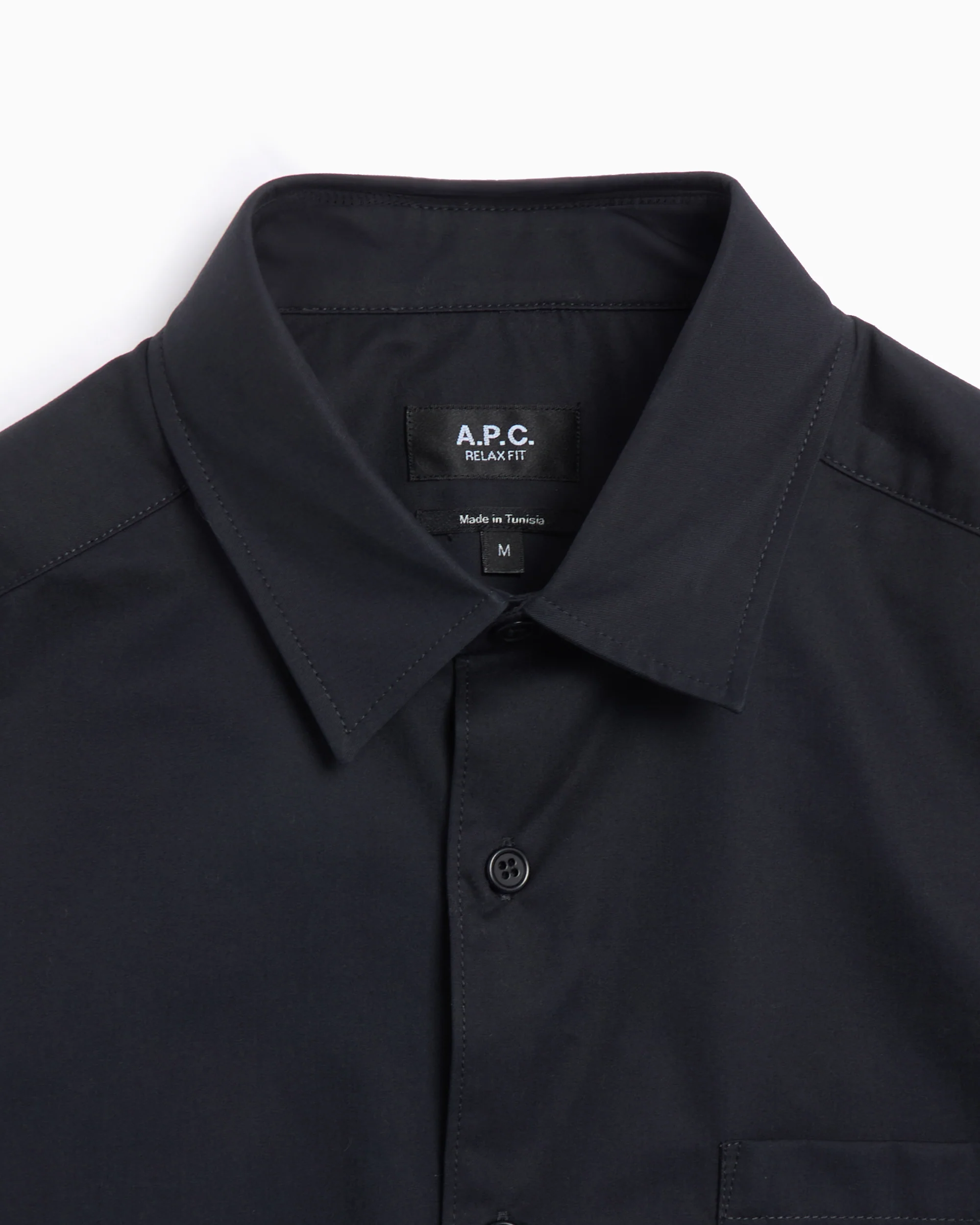 A.P.C. A.P.C. Ross Logo Men's Short Sleeve Shirt Herren-Hemd - Image 2