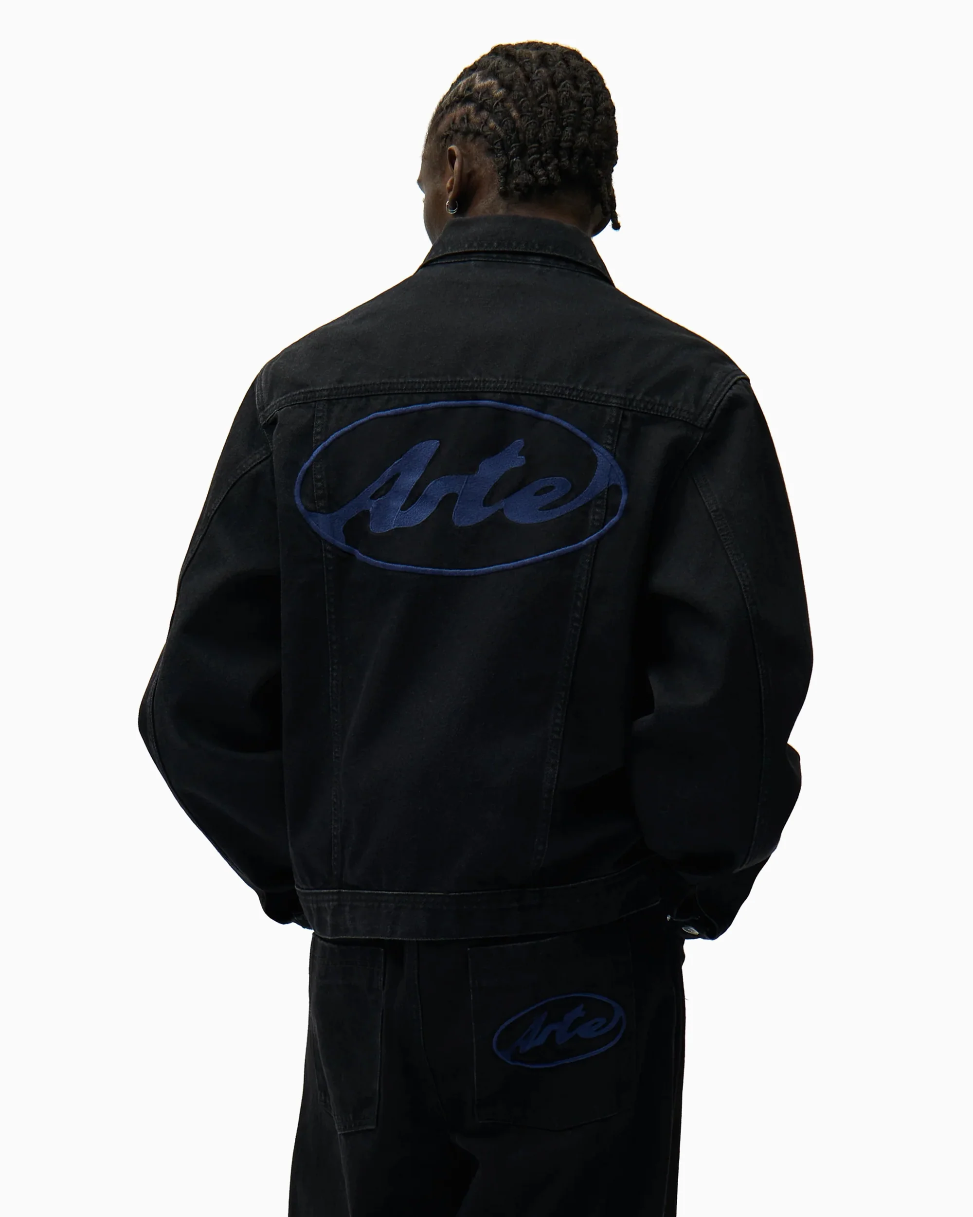 Arte Antwerp Circle Logo Herren-Denimjacke - Image 4
