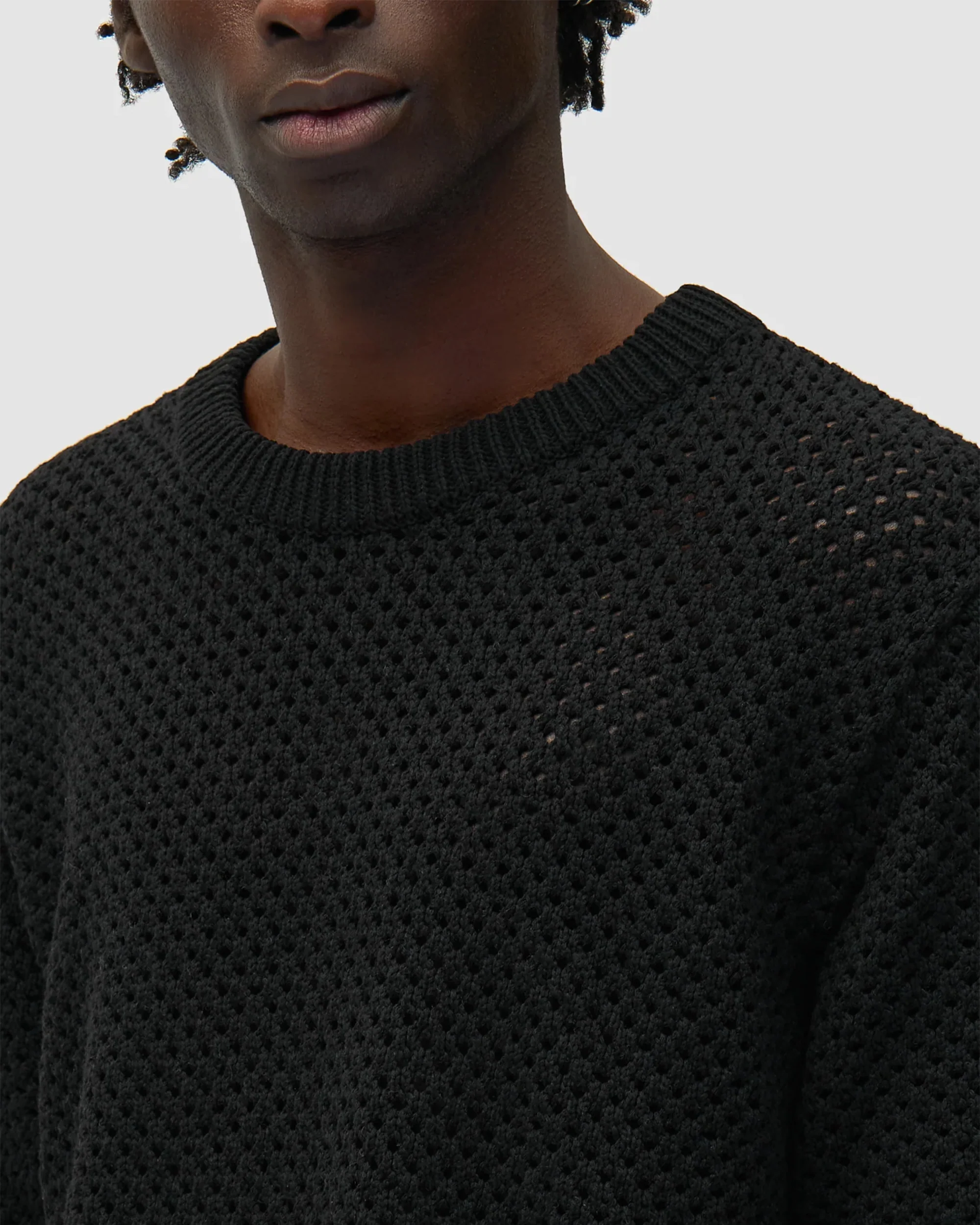 Arte Antwerp Crochet Relaxed Herren-T-Shirt mit halblangen Ärmeln - Image 4