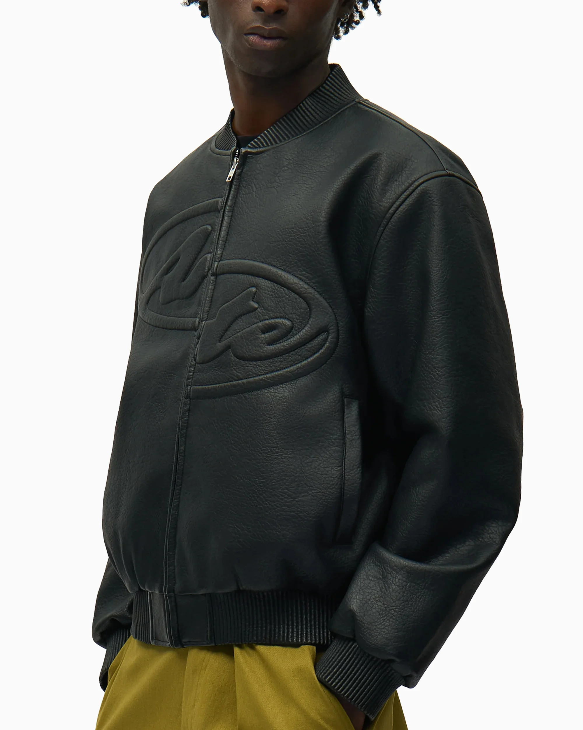 Arte Antwerp Half Logo Herren-Lederjacke - Image 4