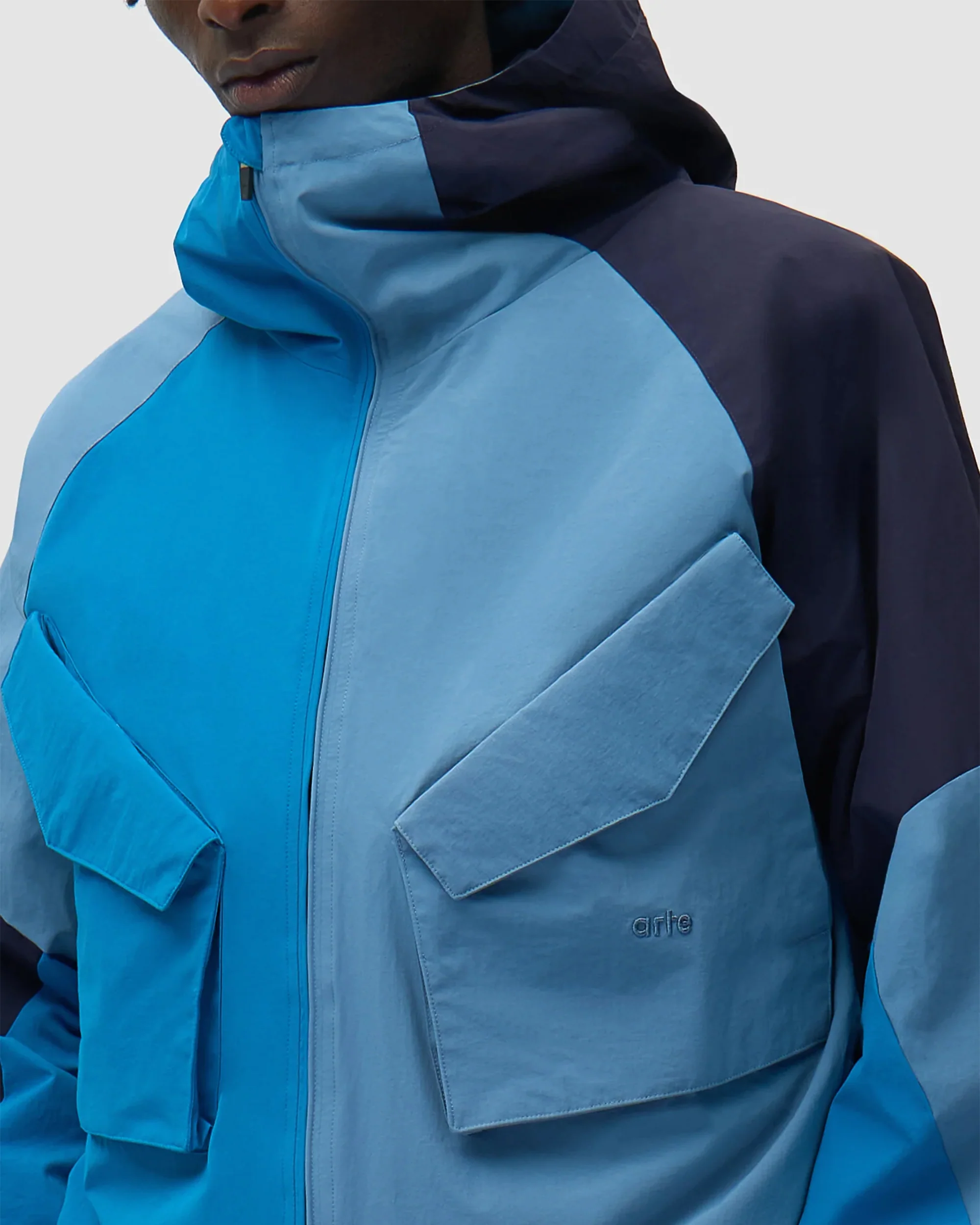 Arte Antwerp MultiColor Technical Boxy Herren-Leichte Jacke - Image 4