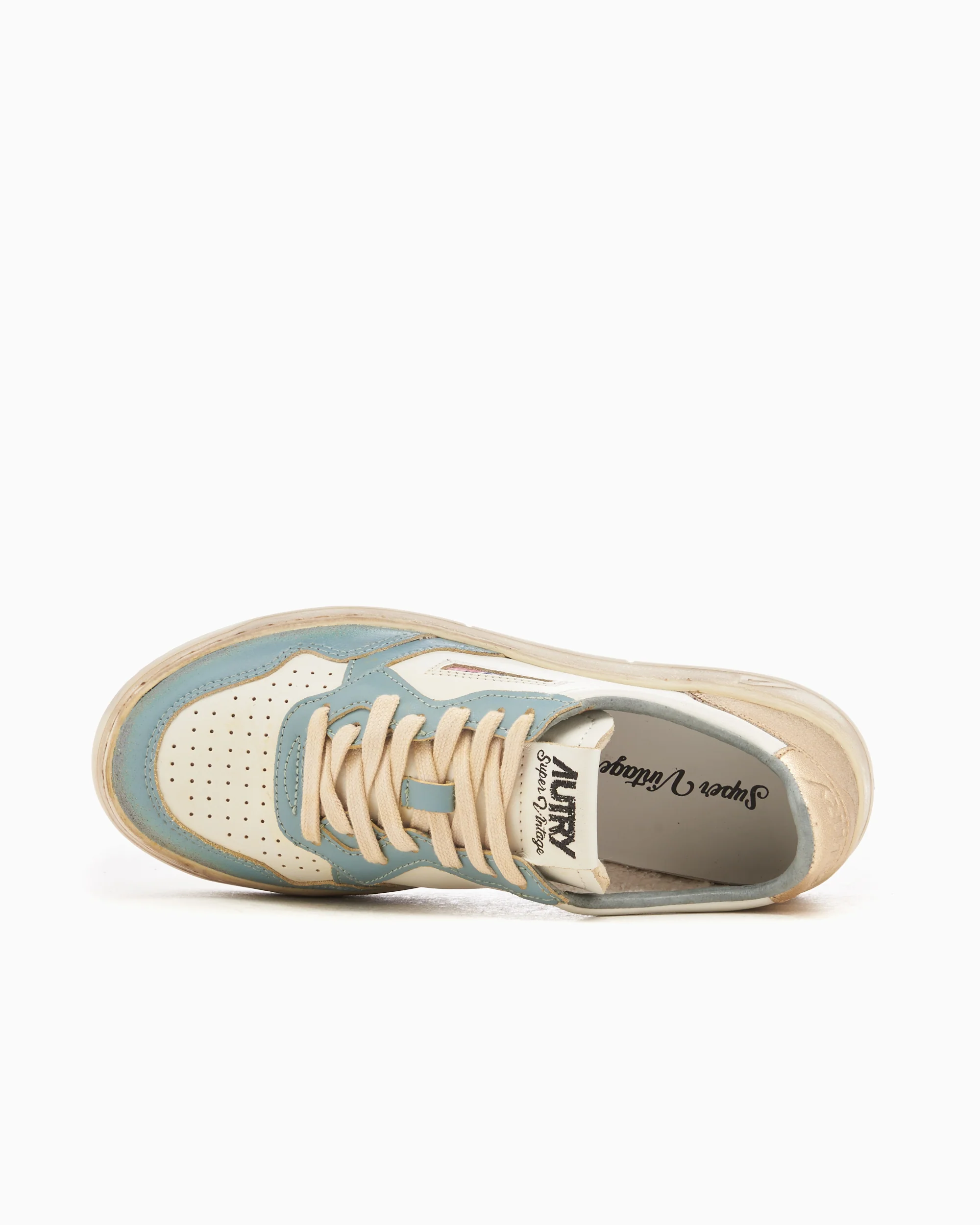 Autry Women's Medalist Low Super Vintage Leather - Image 4