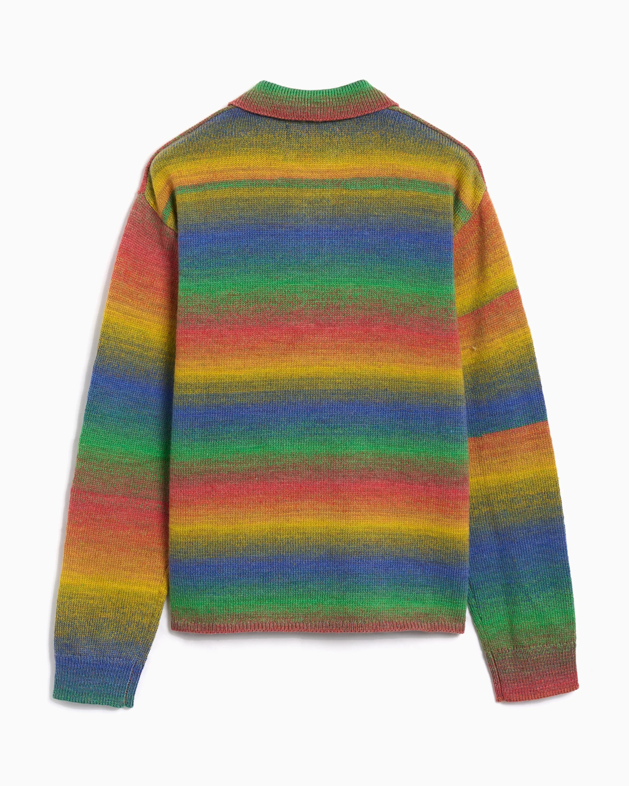 Awake NY Gradient Herren-Poloshirt mit Streifen - Image 3